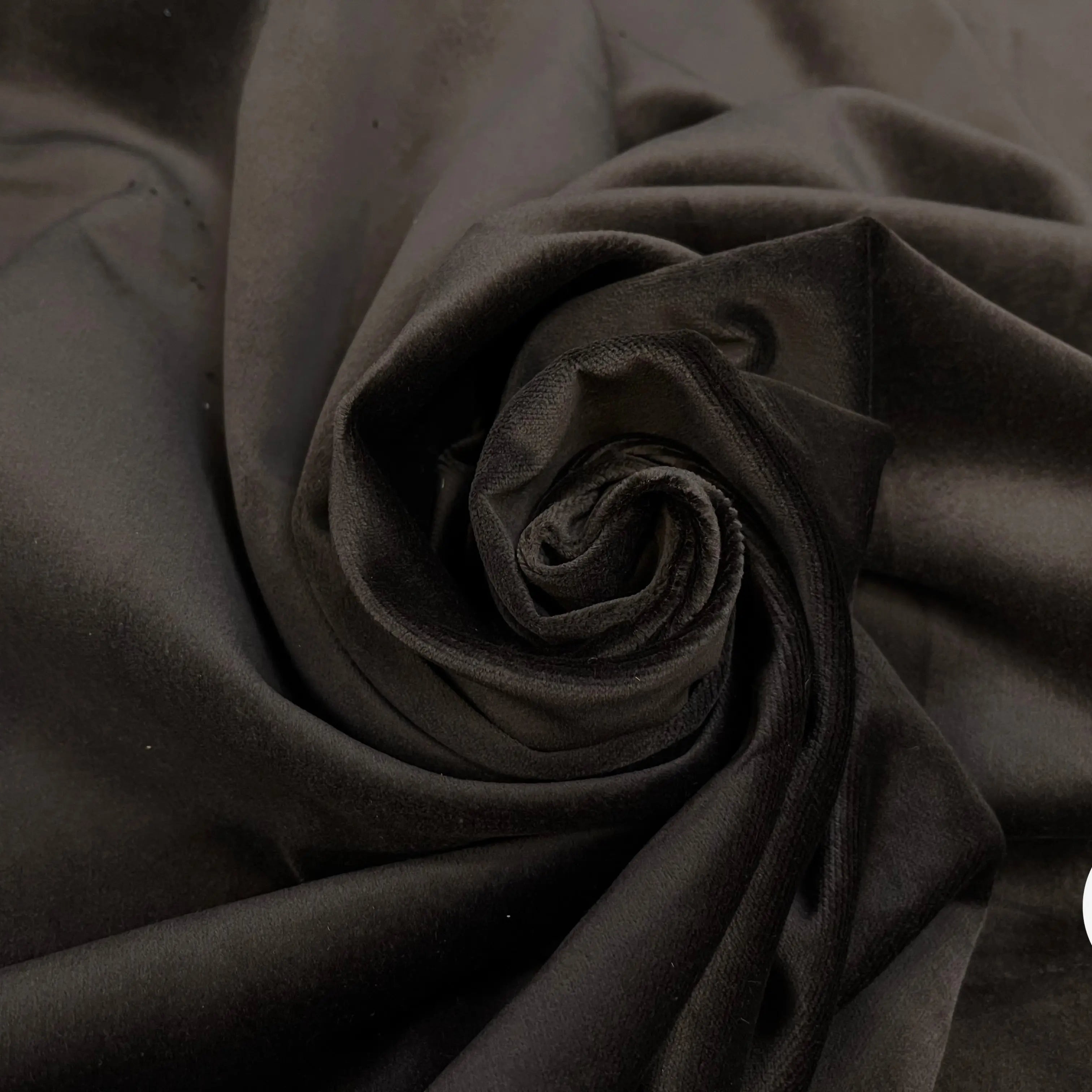 VELOURS LISSE COTON MARRON ITALIEN - My Little Coupon