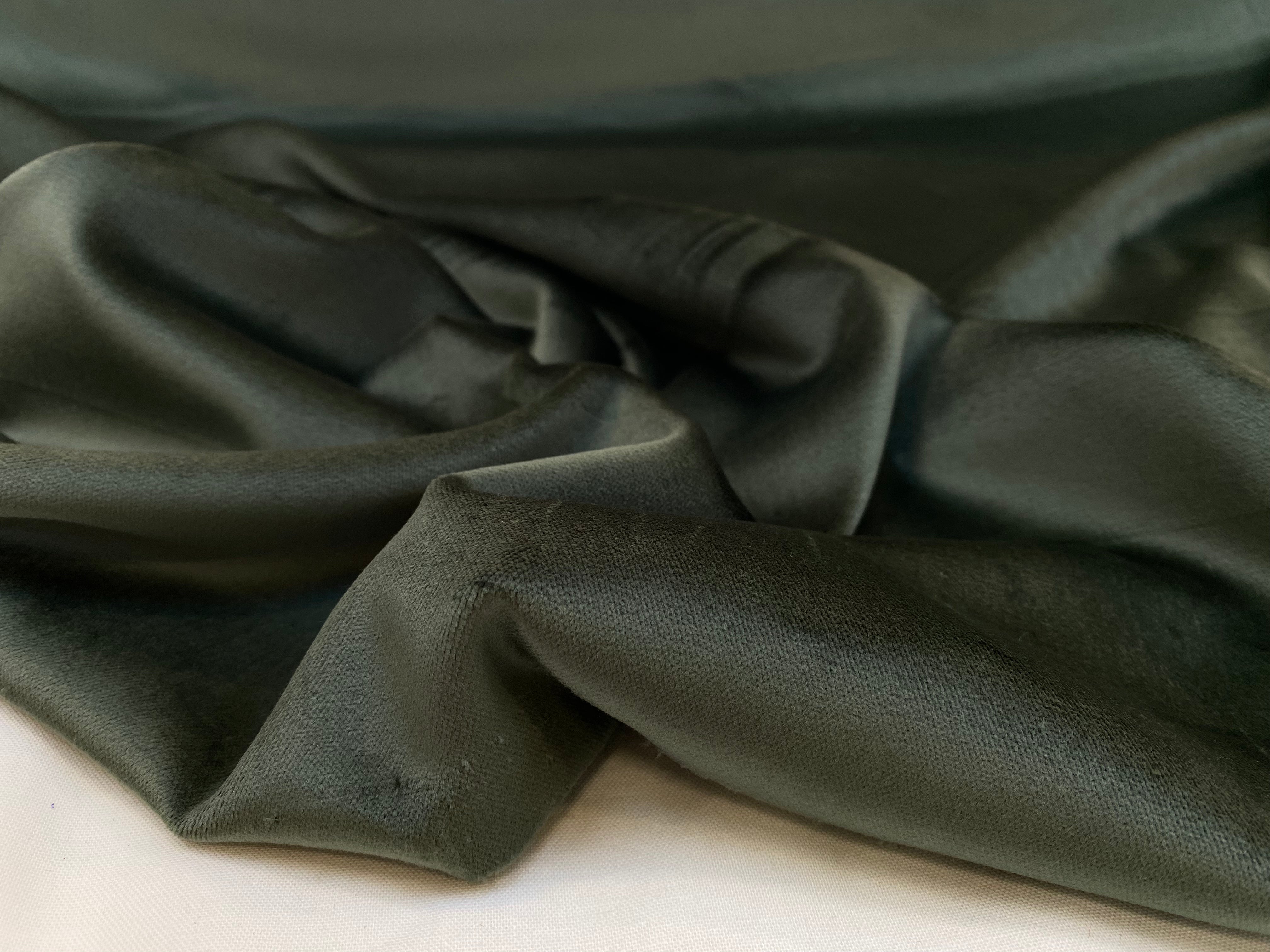 VELOURS LISSE ITALIEN VERT - My Little Coupon