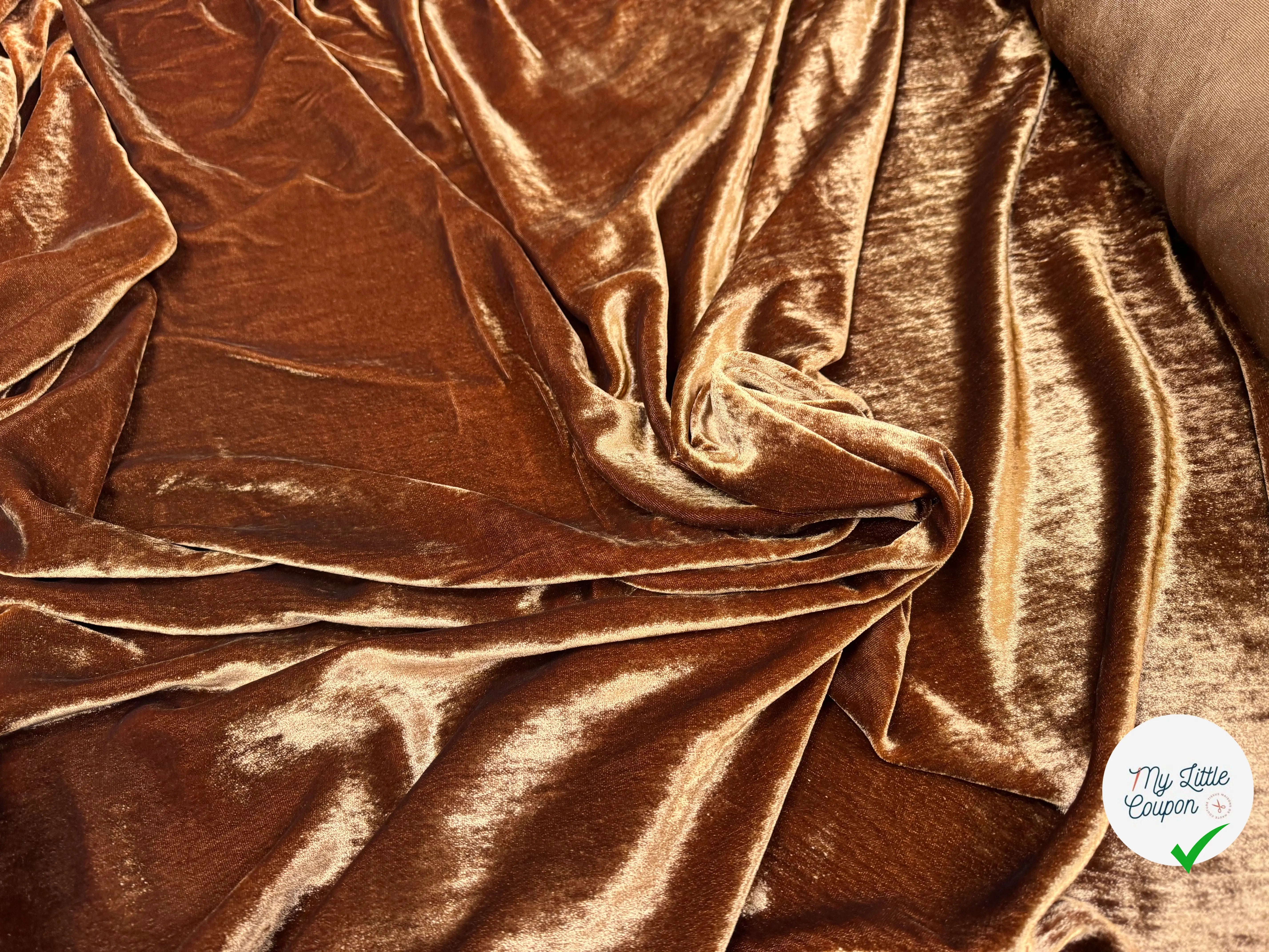 VELOURS LISSE MARRON - My Little Coupon