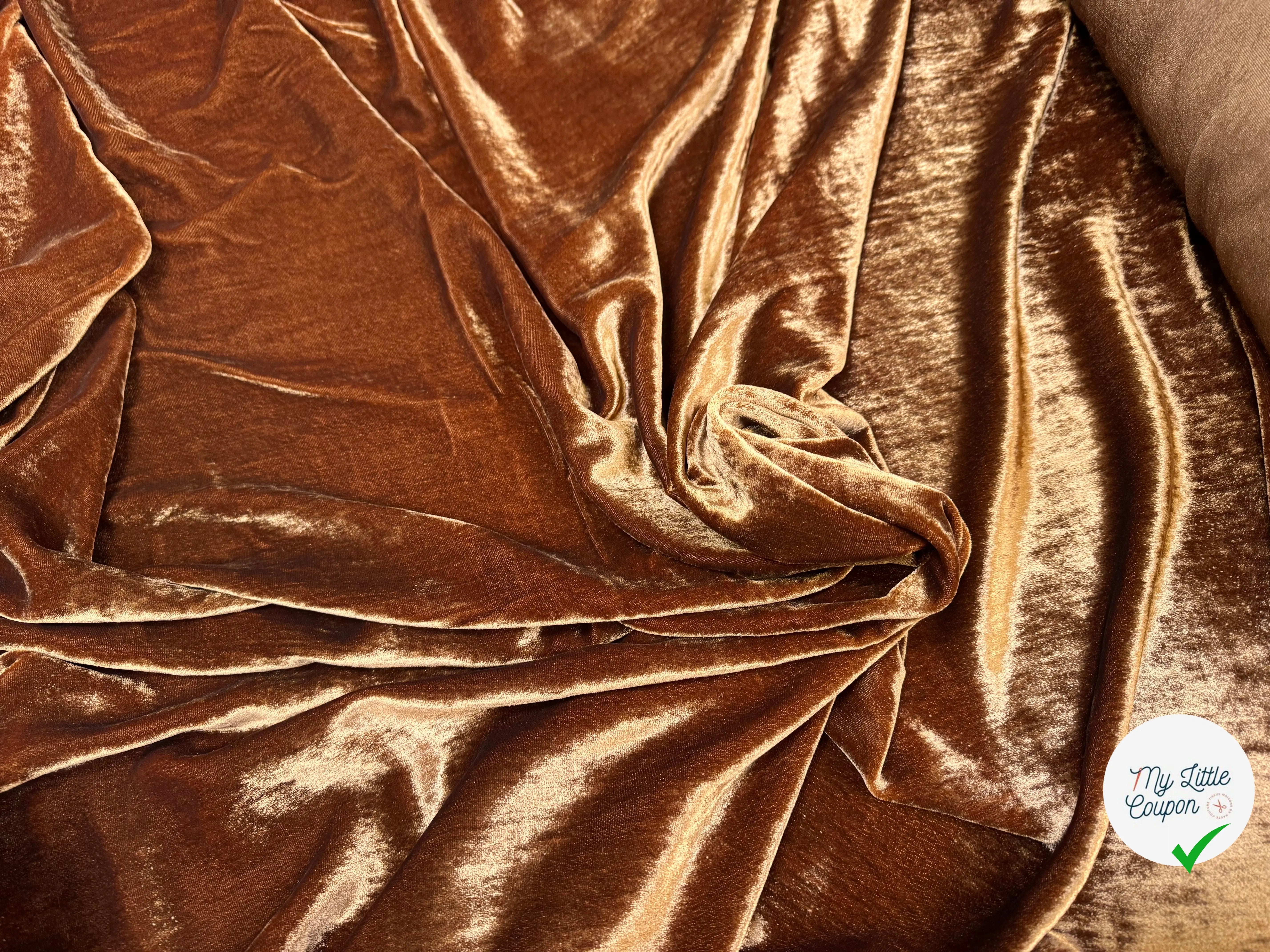 VELOURS LISSE MARRON - My Little Coupon