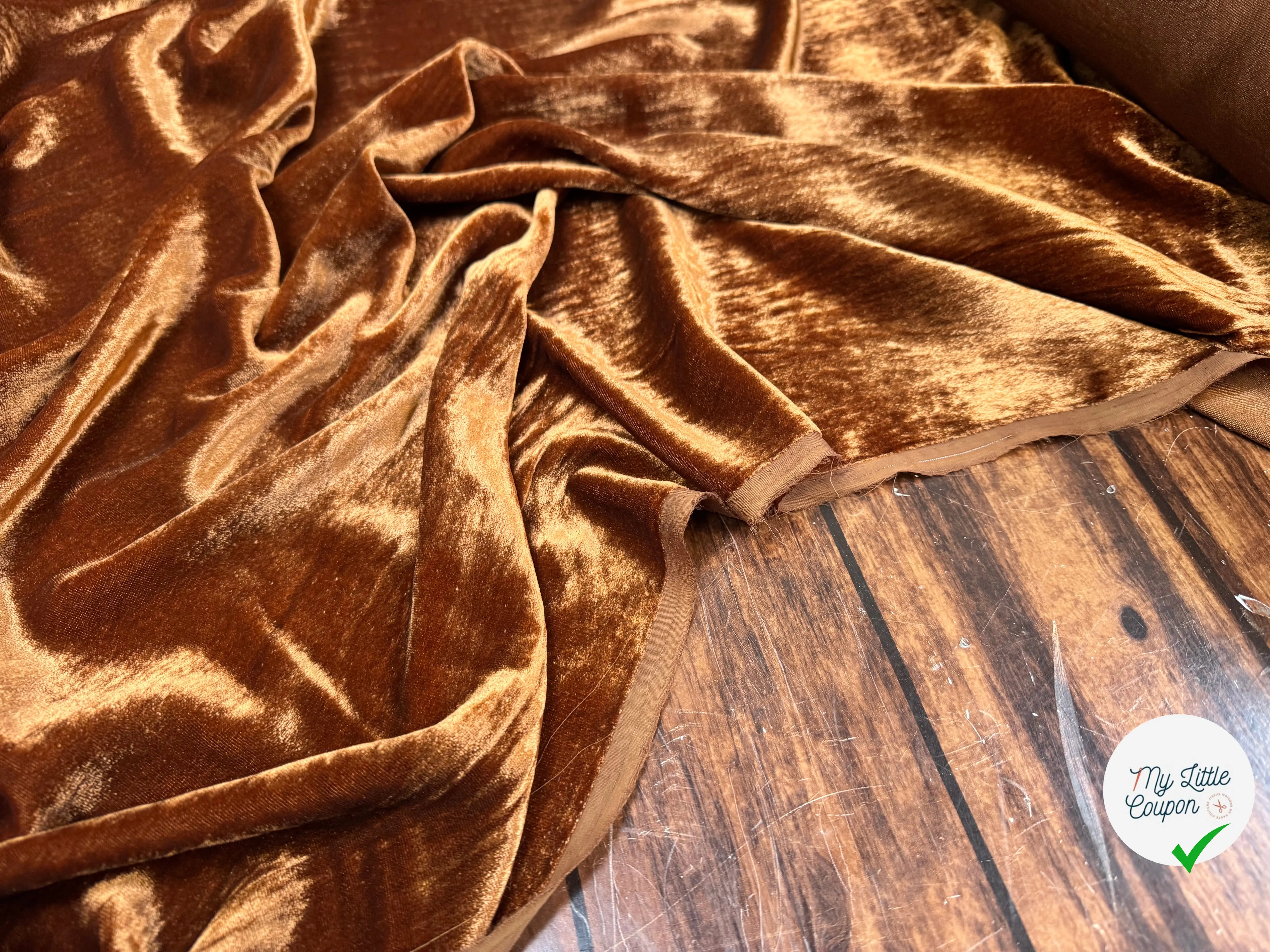 VELOURS LISSE MARRON - My Little Coupon