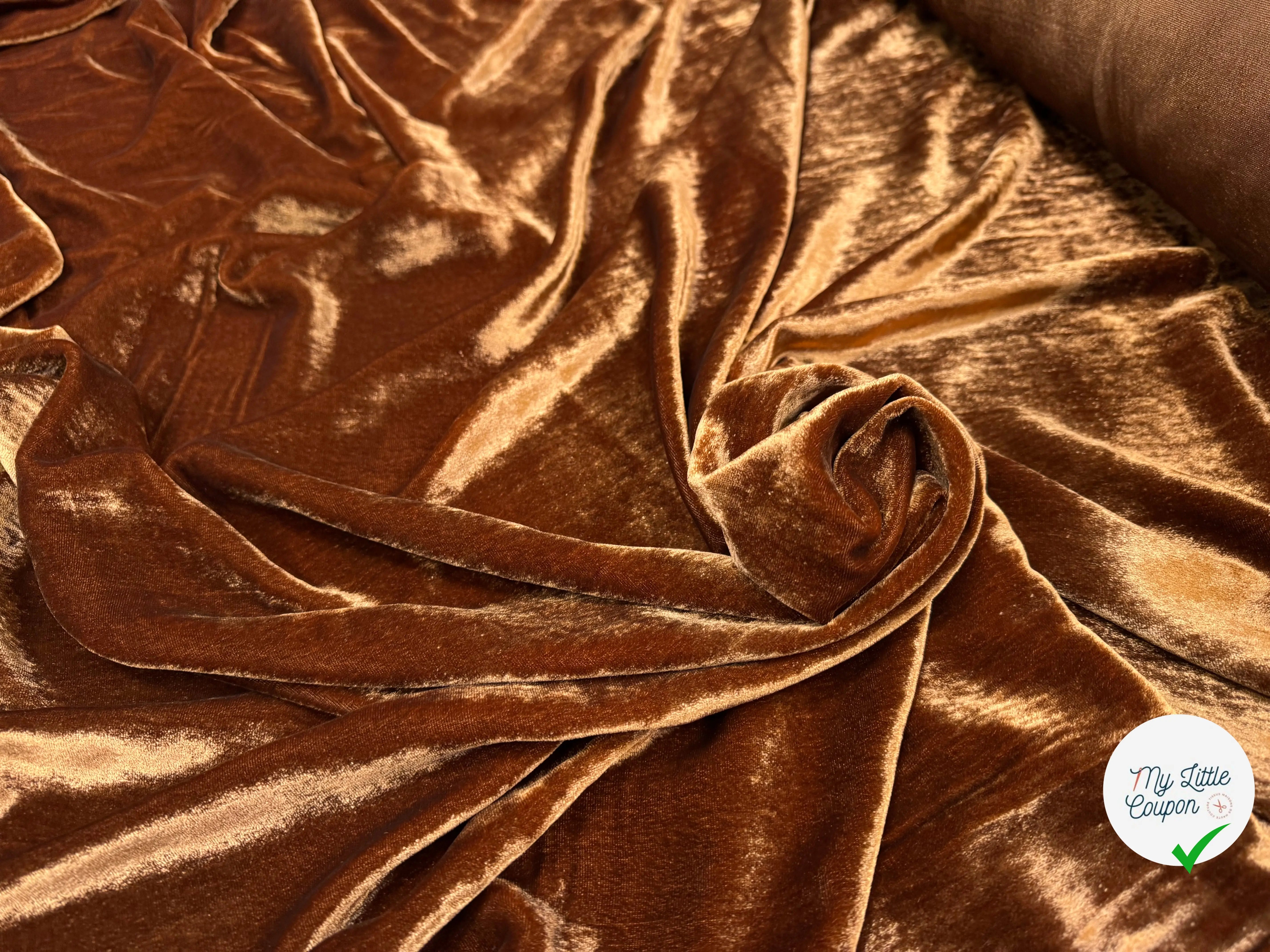 VELOURS LISSE MARRON - My Little Coupon