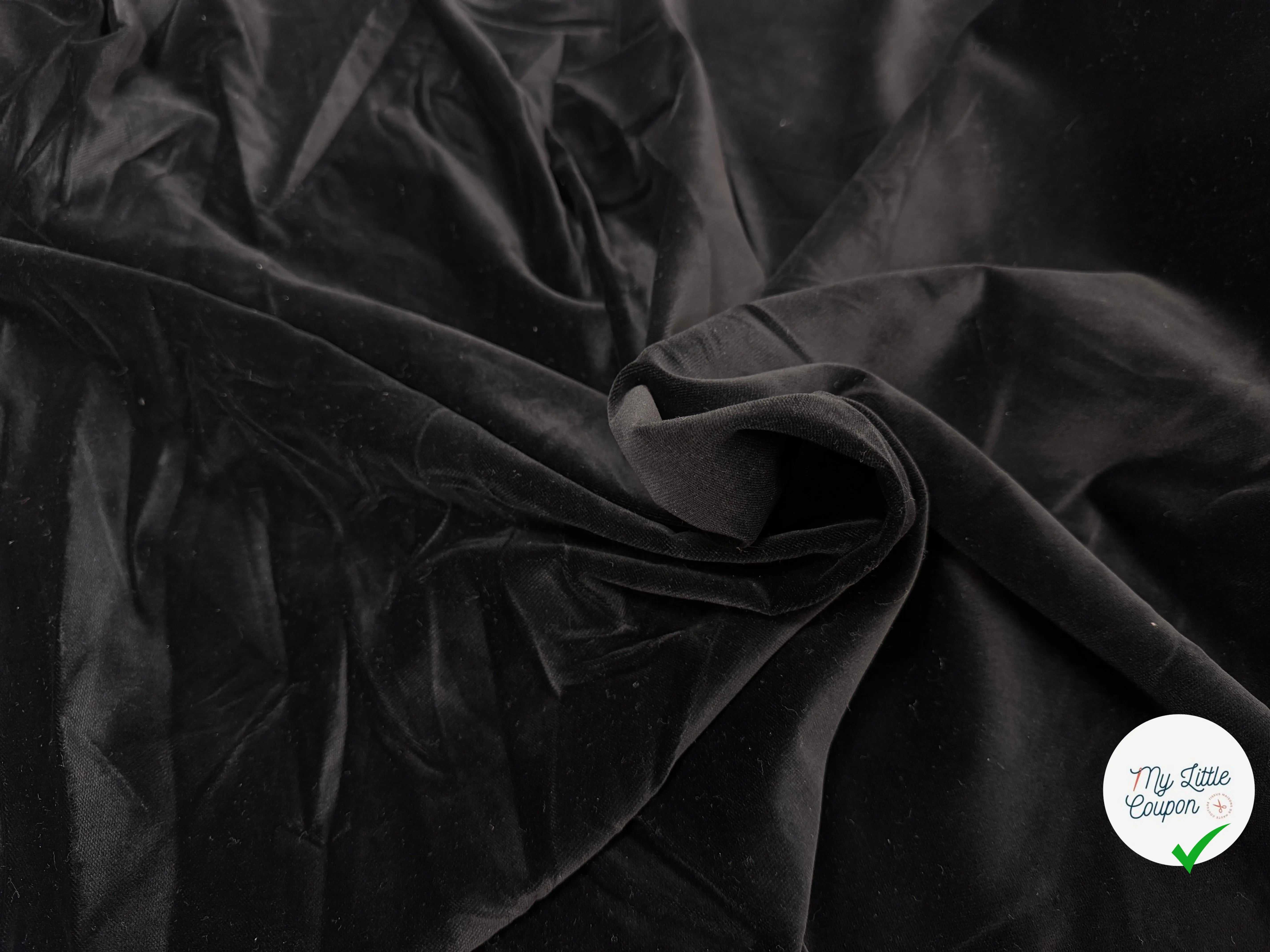 VELOURS LISSE NOIR - My Little Coupon