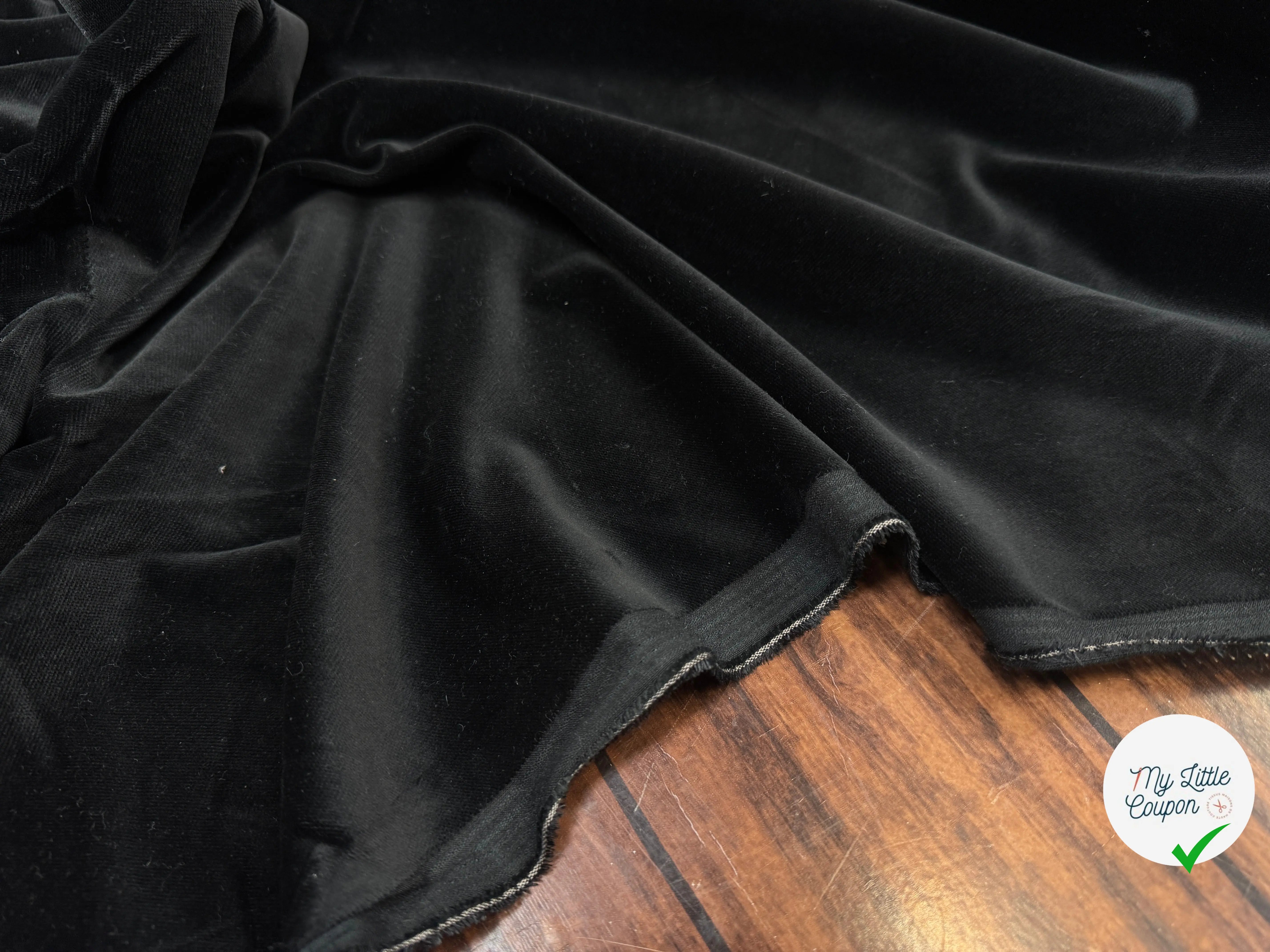 VELOURS LISSE NOIR - My Little Coupon