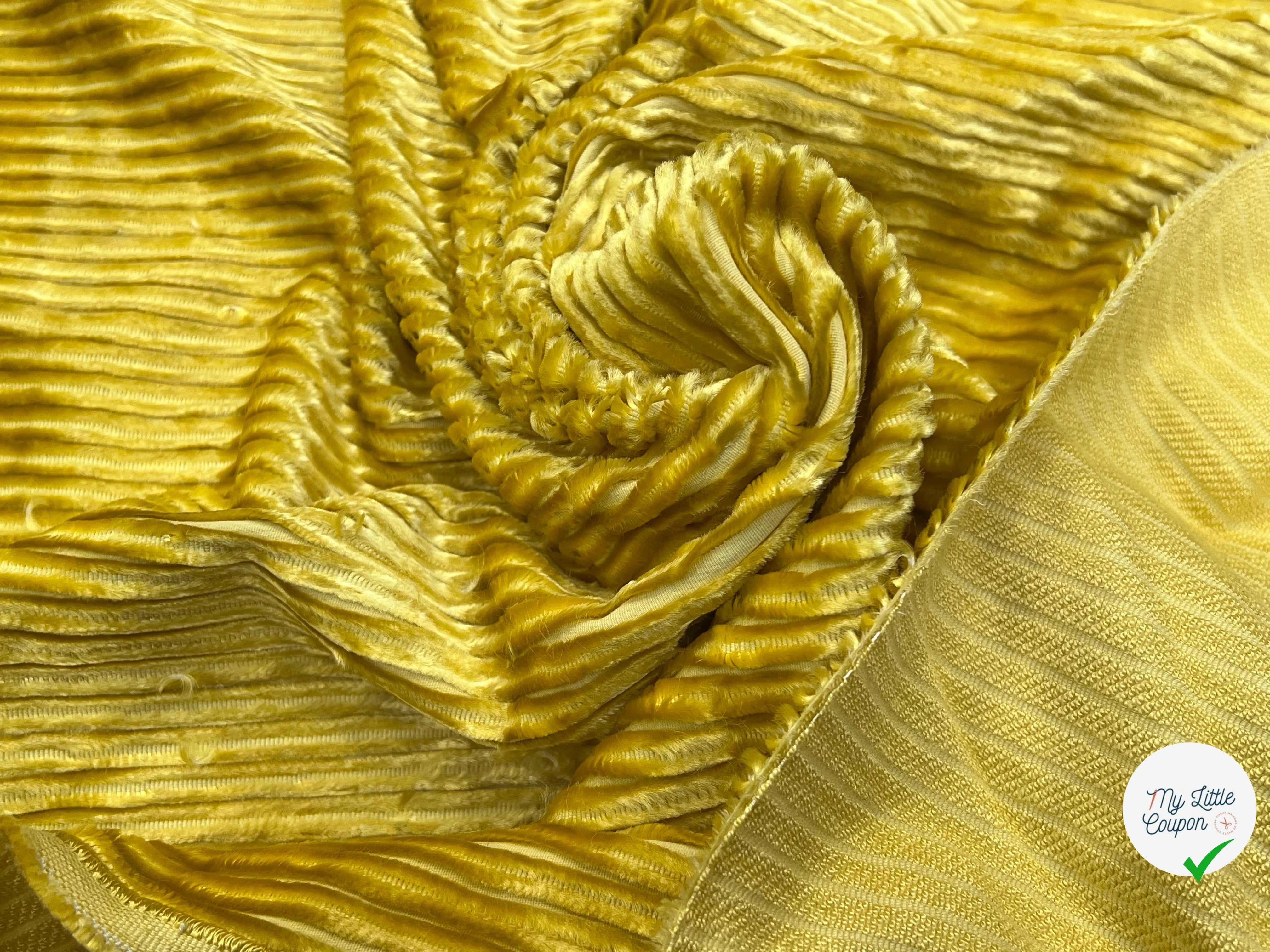 VELOURS PUEBELA JAUNE 130CM - My Little Coupon
