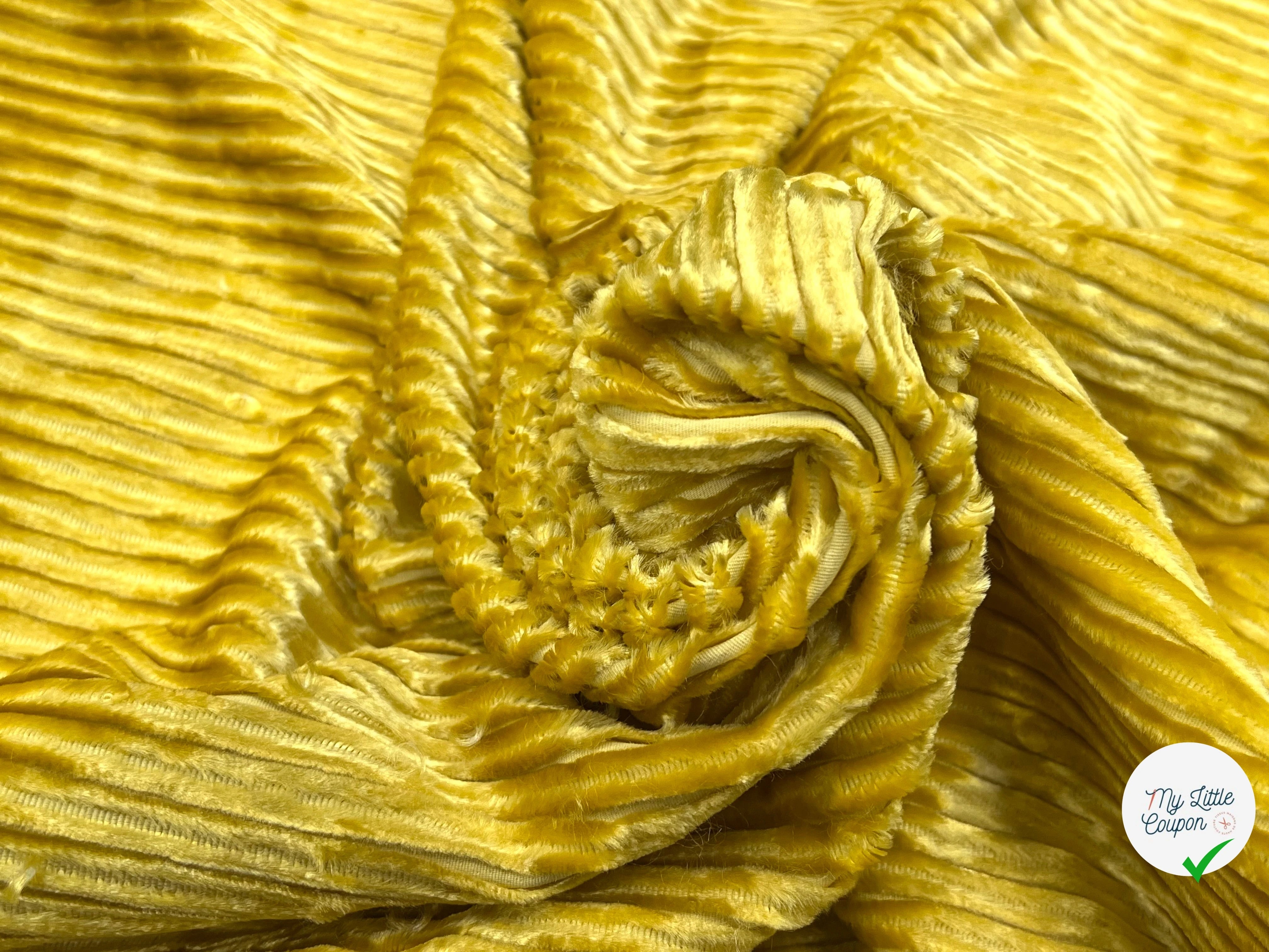 VELOURS PUEBELA JAUNE 130CM - My Little Coupon