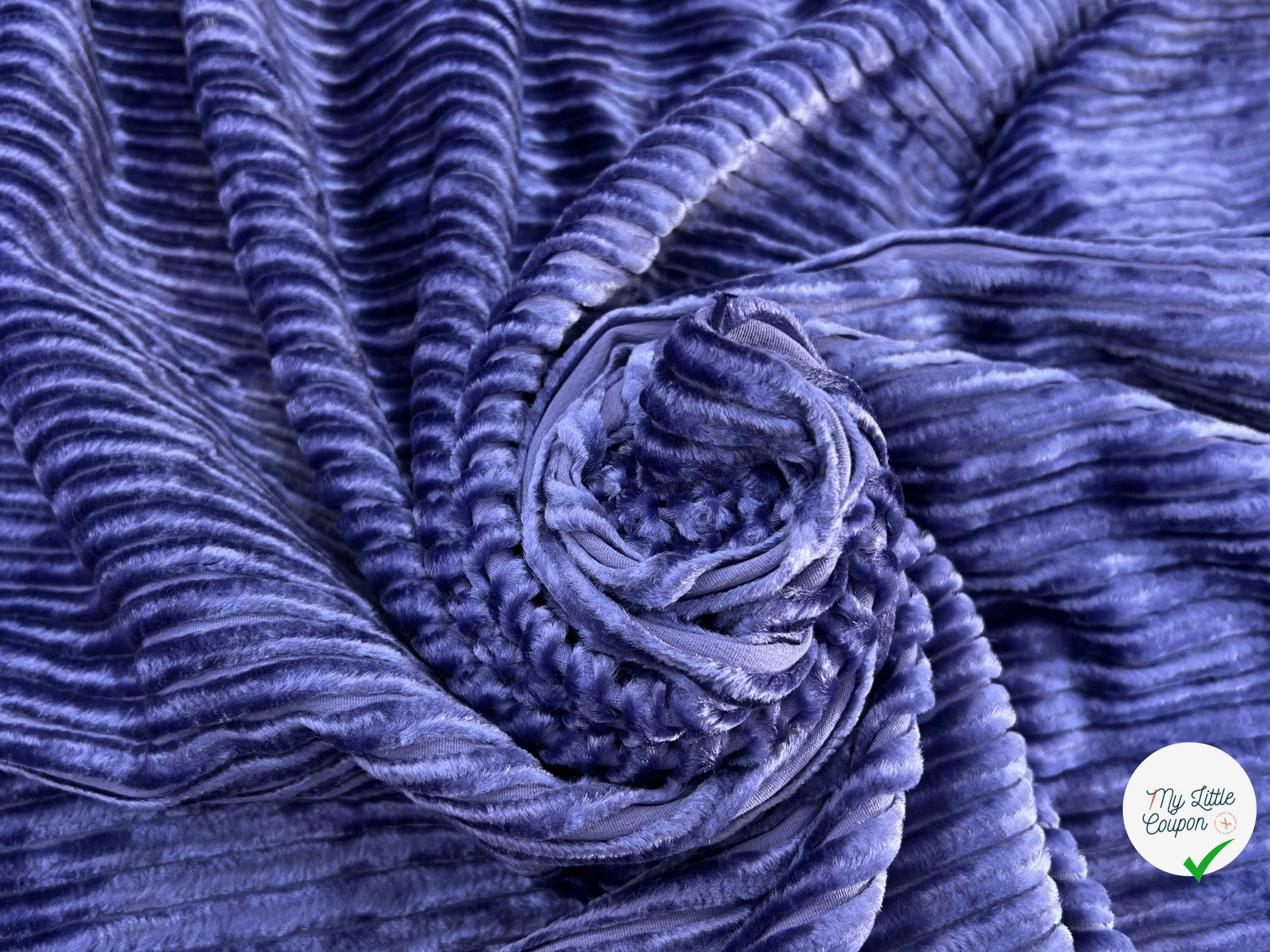 VELOURS PUEBELA LAVENDER 100% COTON - My Little Coupon