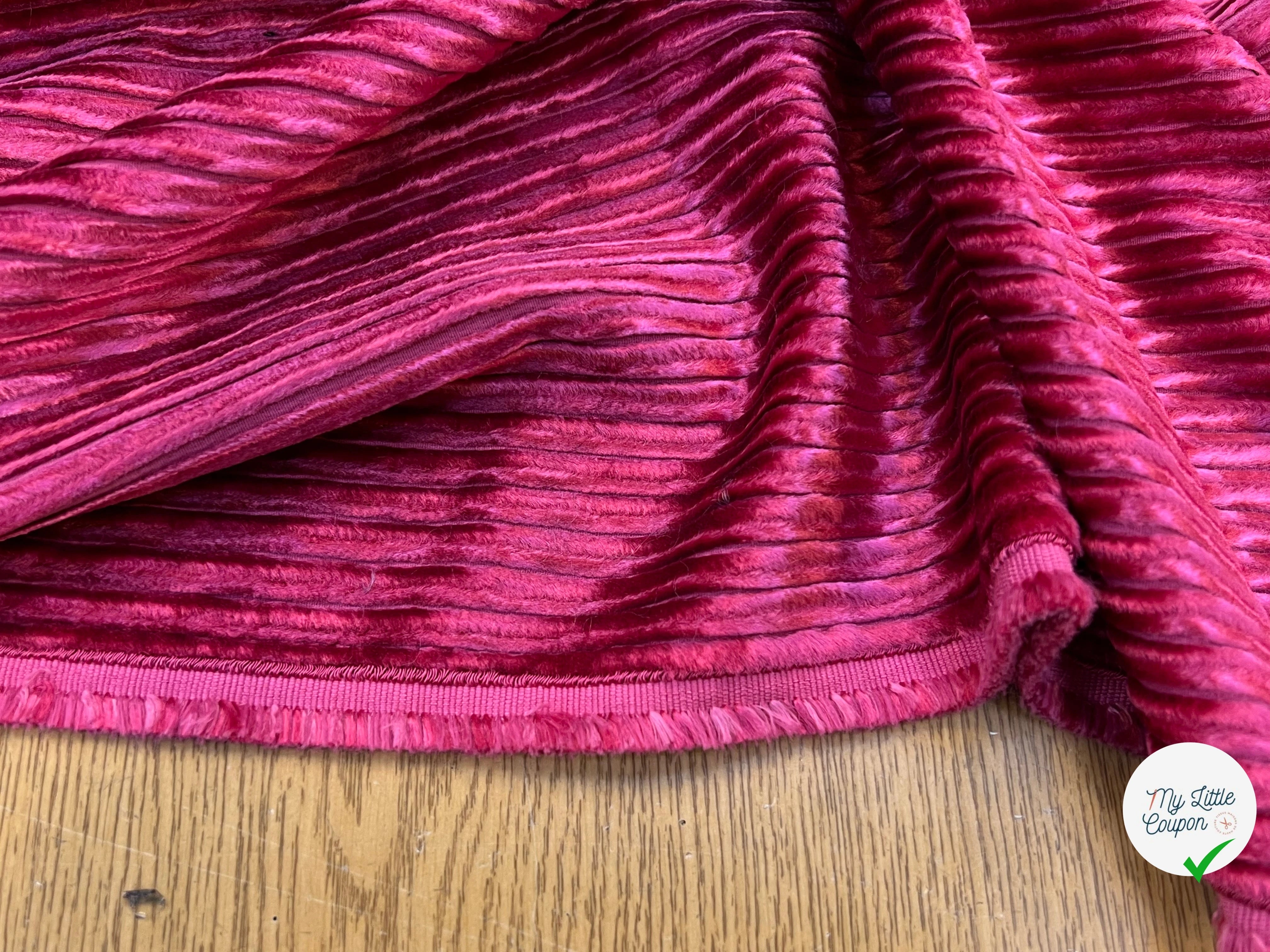 VELOURS PUEBELA ROSE 100% COTON - My Little Coupon