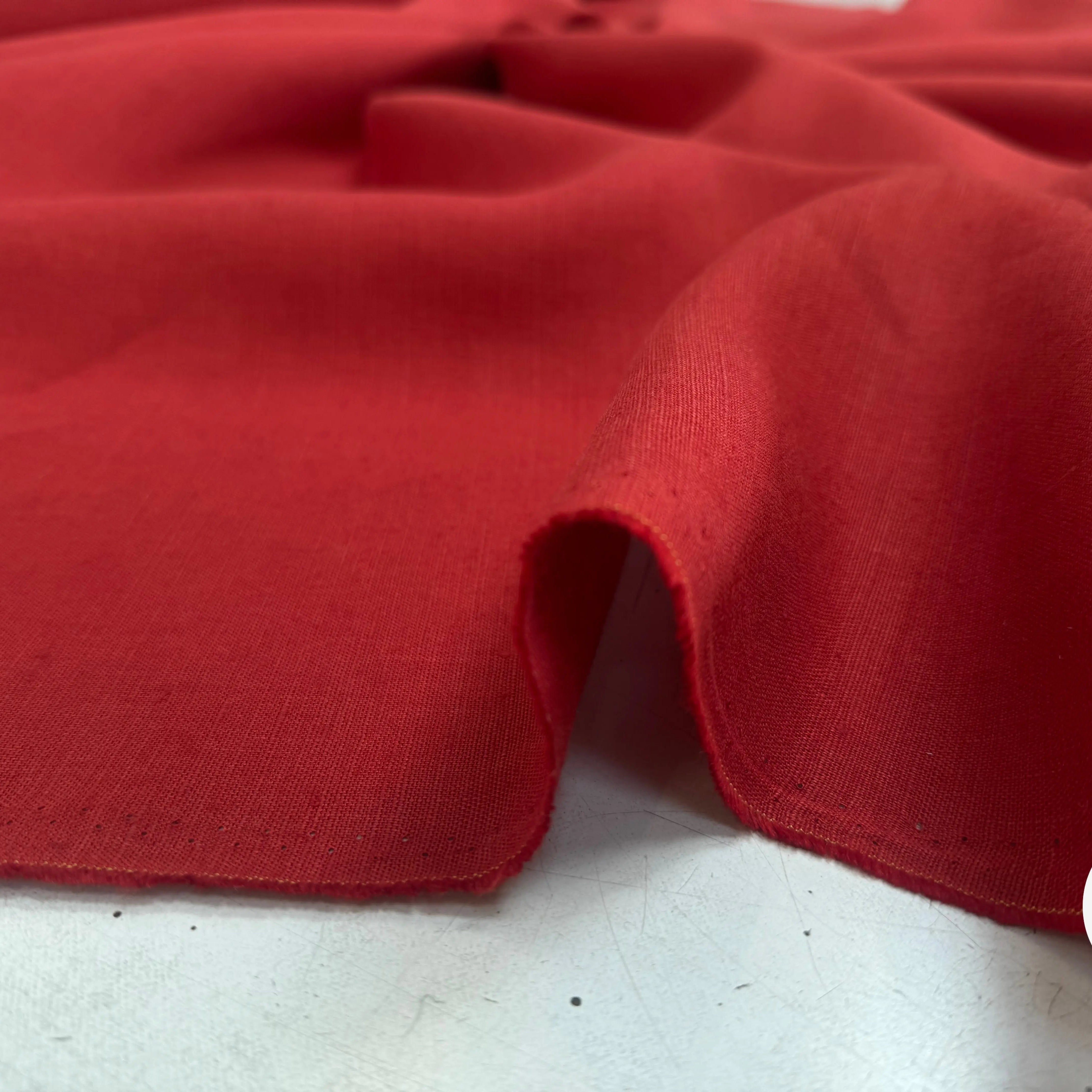 VERTICAL LINEN, Peppery Red - My Little Coupon