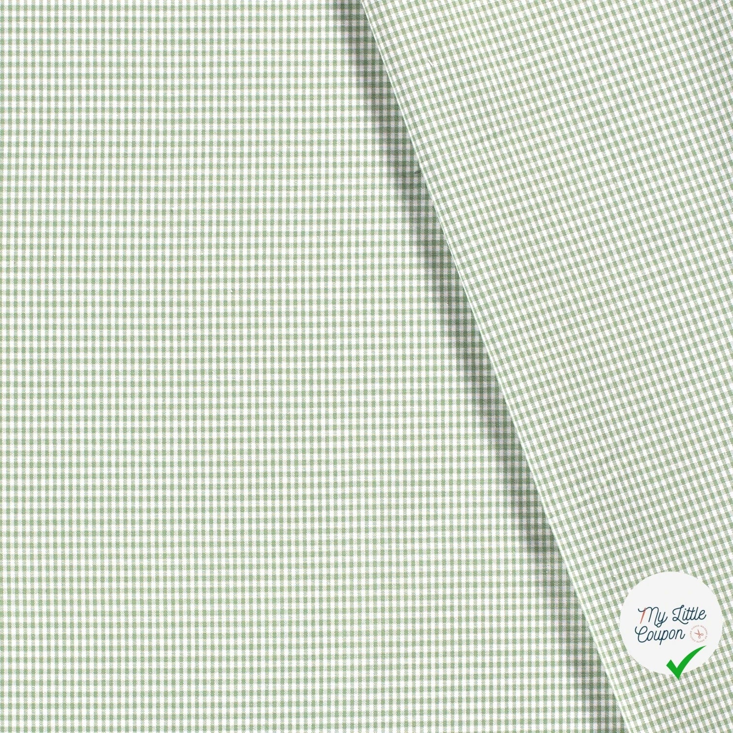 VICHY MINI CARREAUX COTON MENTHE - My Little Coupon