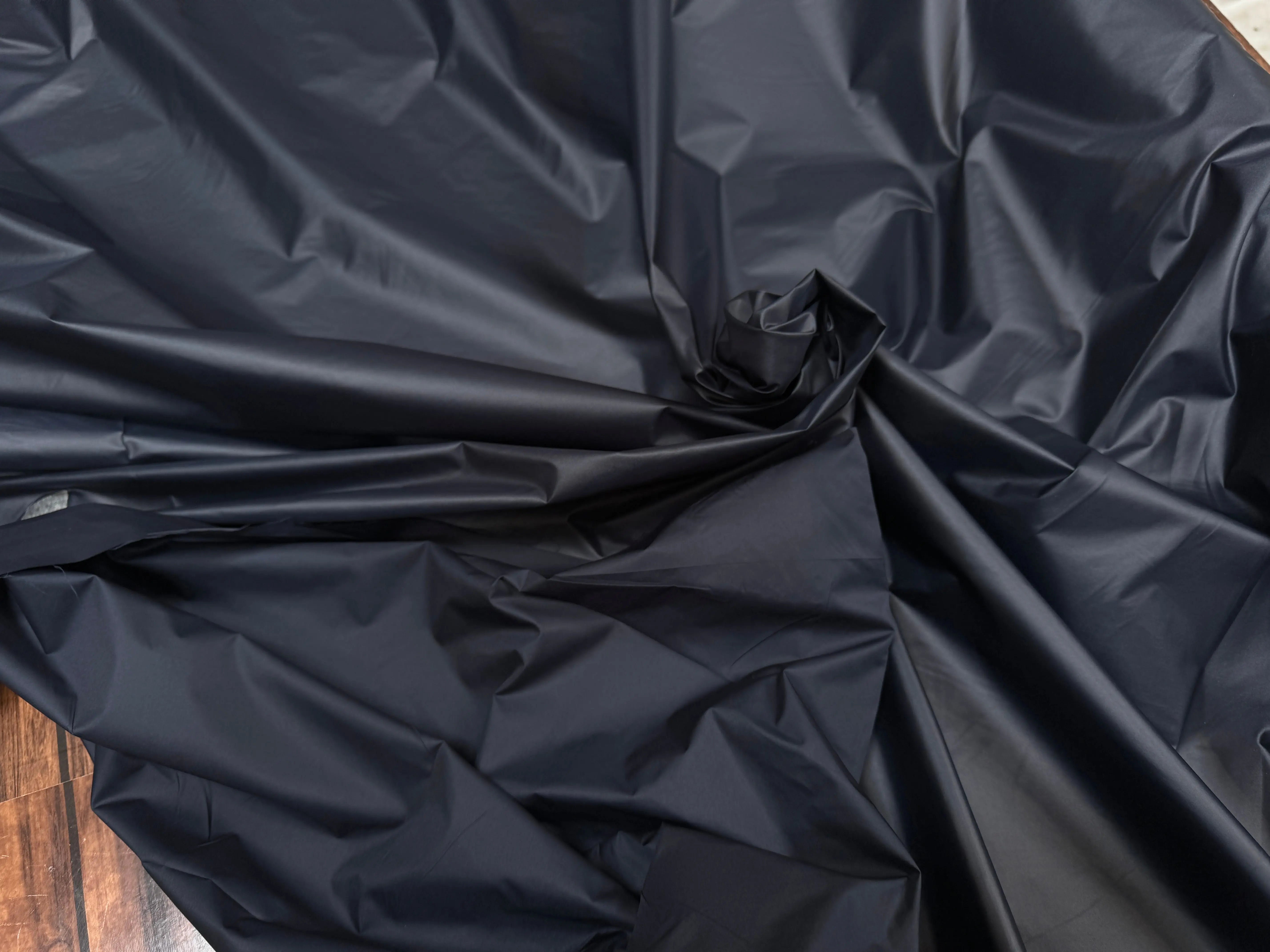 VINYL PARKA BLEU POLYAMIDE - My Little Coupon