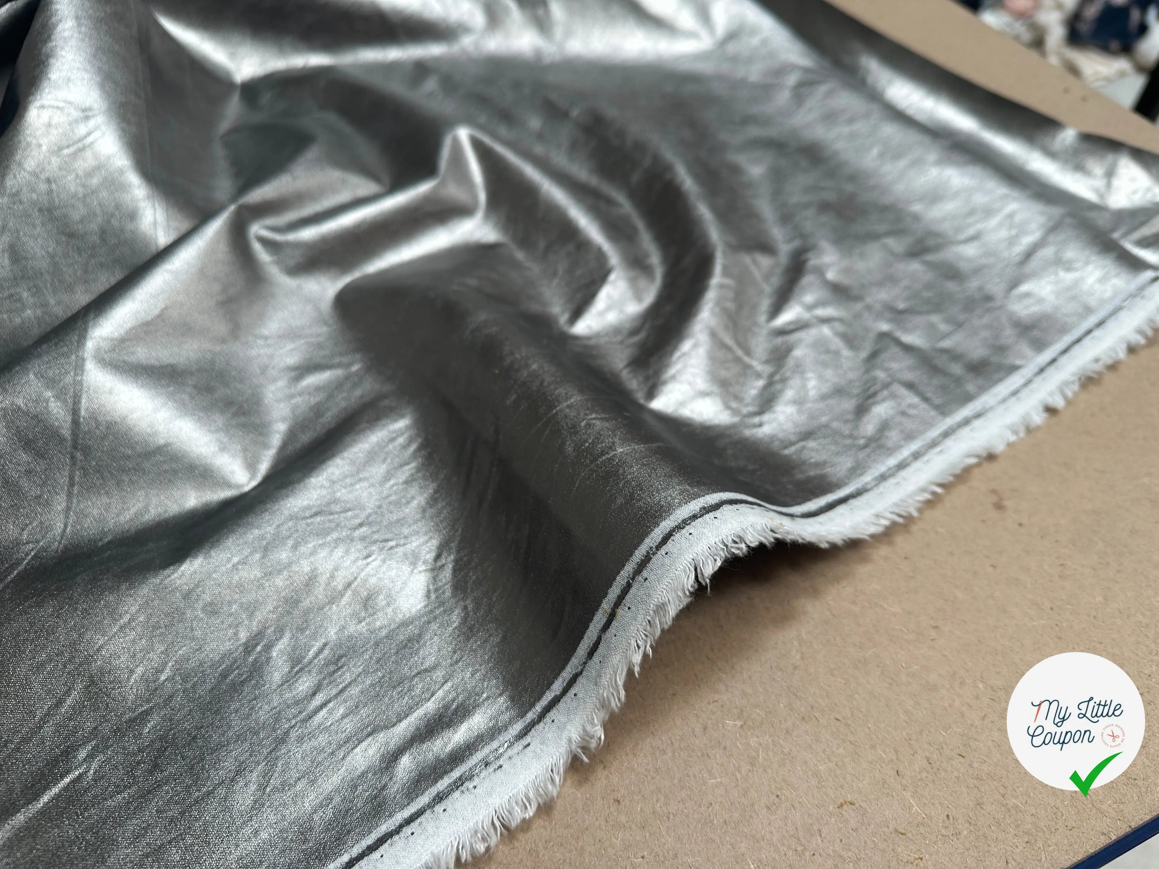 VINYLE PURE COTON ARGENTÉ COMO - My Little Coupon