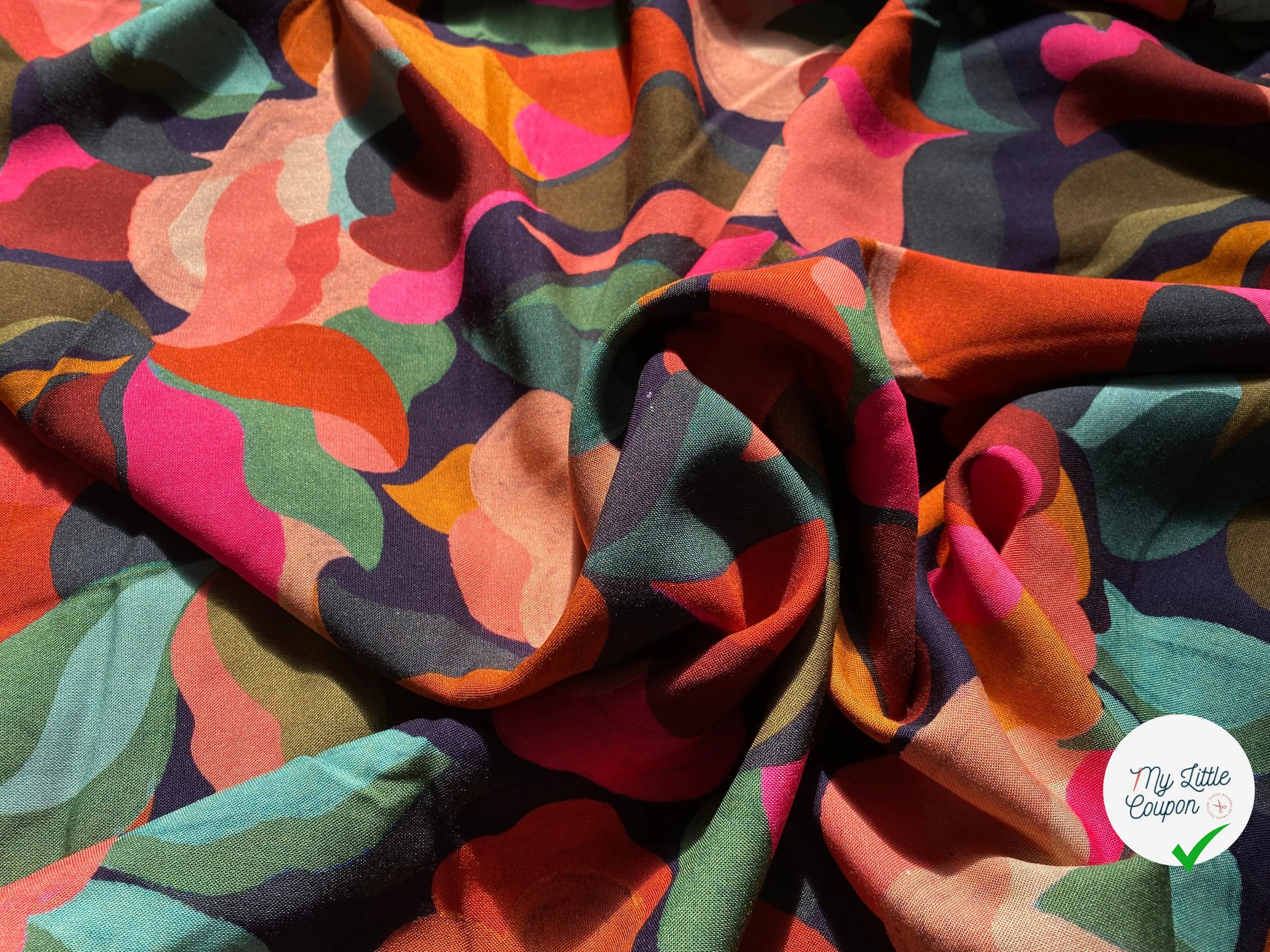 VISCOSE ABIGAEL NOIR / MULTICO - My Little Coupon