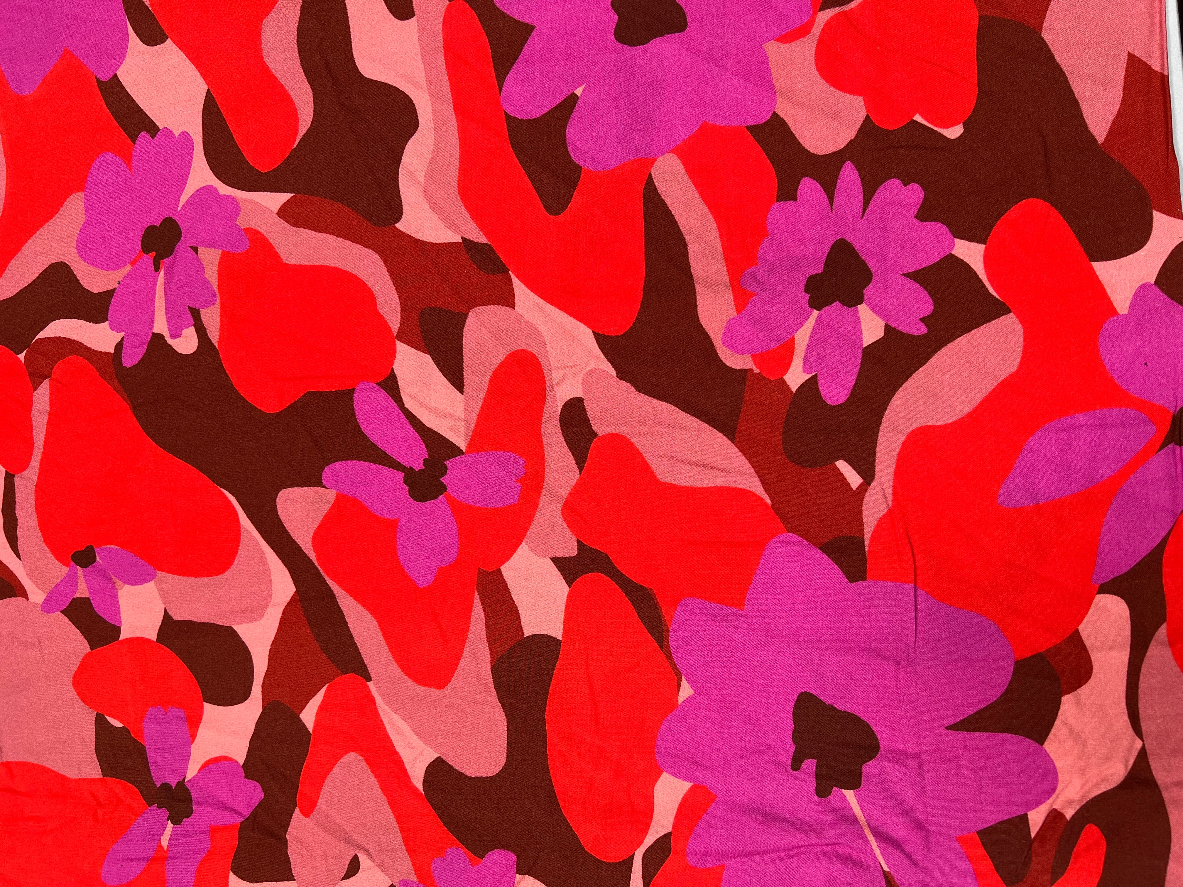 VISCOSE AIMAEL ROUGE / VIOLET - My Little Coupon
