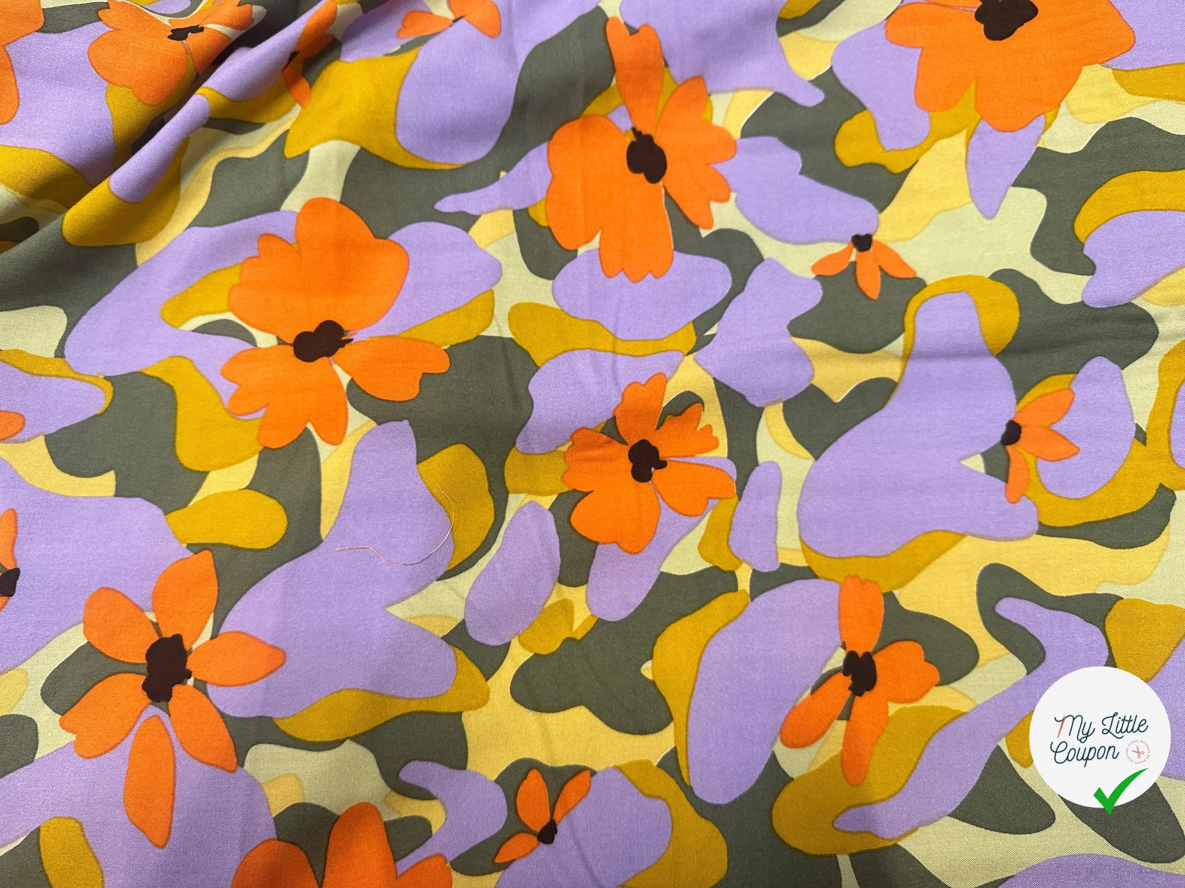 VISCOSE AIMEE VERT / ORANGE 2B 2PAP 150 - My Little Coupon