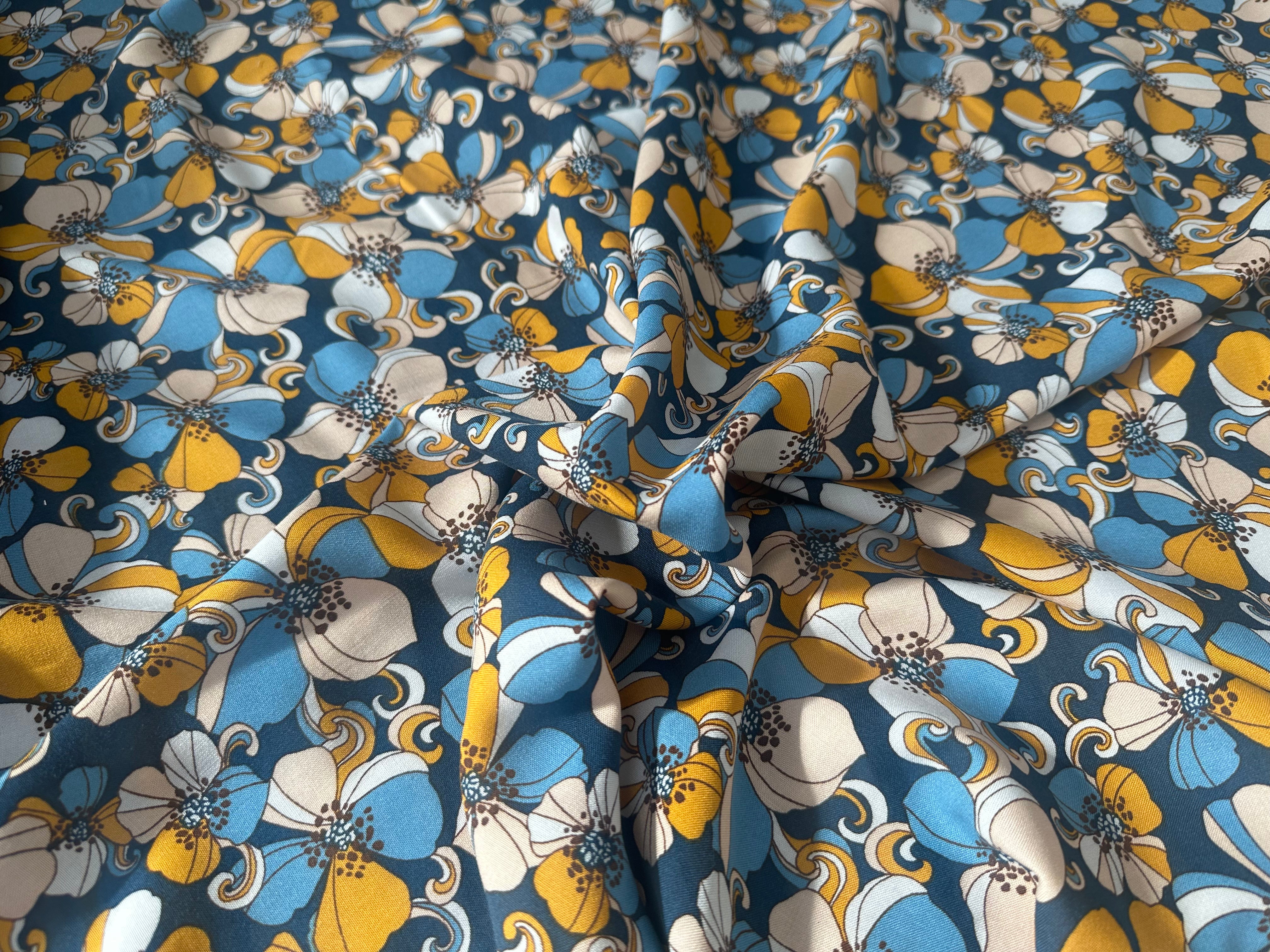 VISCOSE BELINDA MARINE OEKO-TEX - My Little Coupon