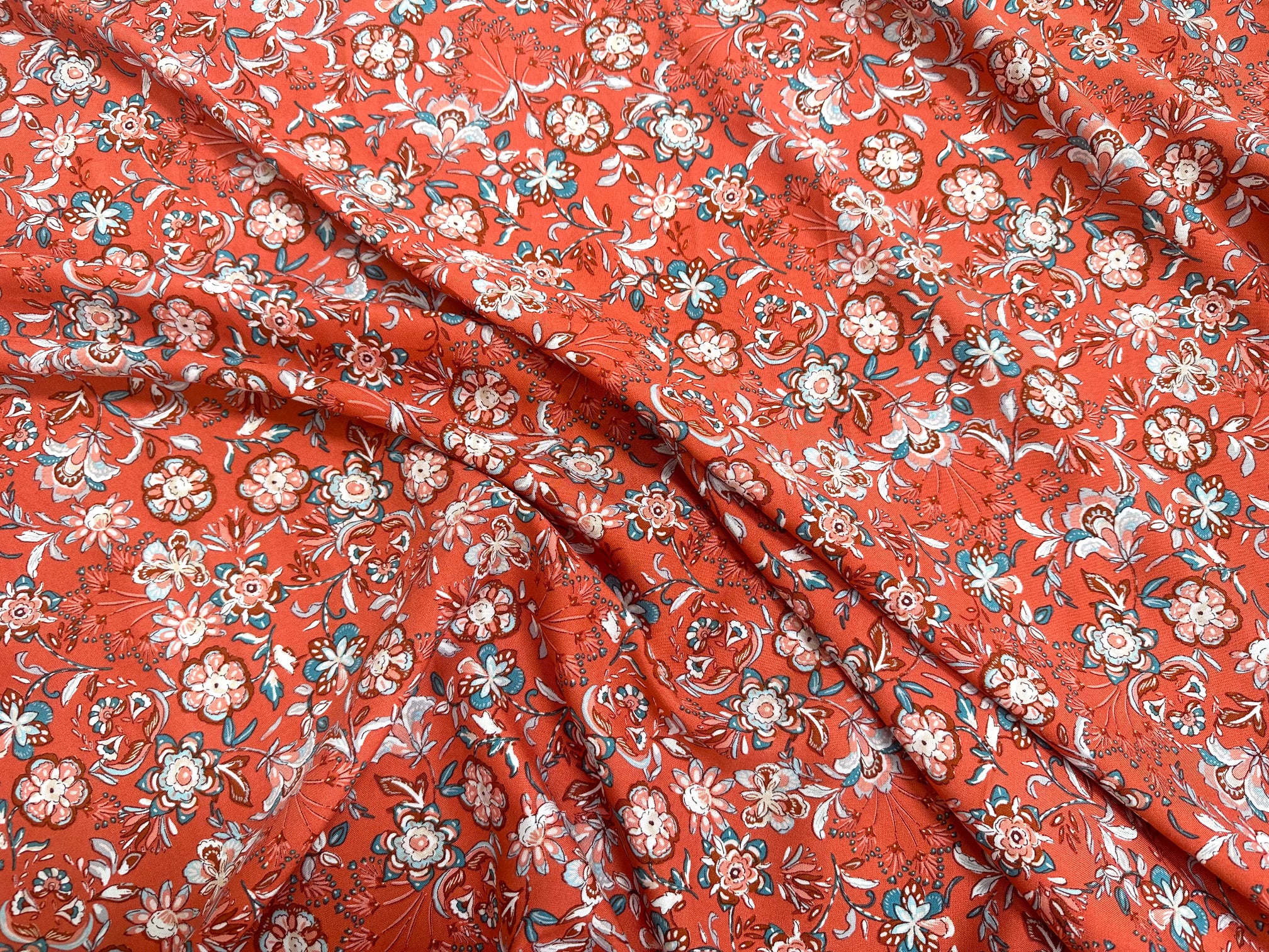 VISCOSE BINDI TERRACOTTA OEKO-TEX - My Little Coupon