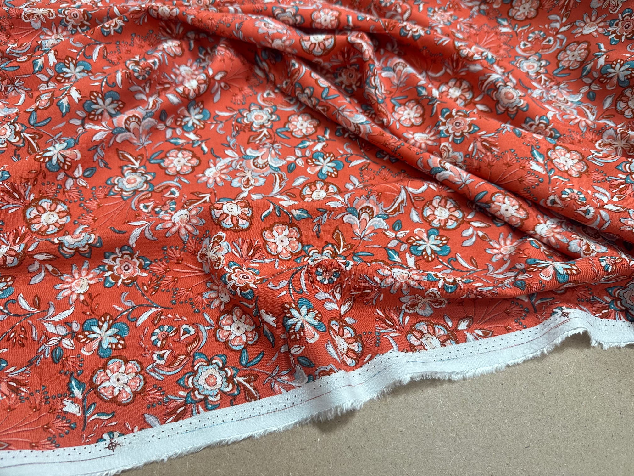 VISCOSE BINDI TERRACOTTA OEKO-TEX - My Little Coupon