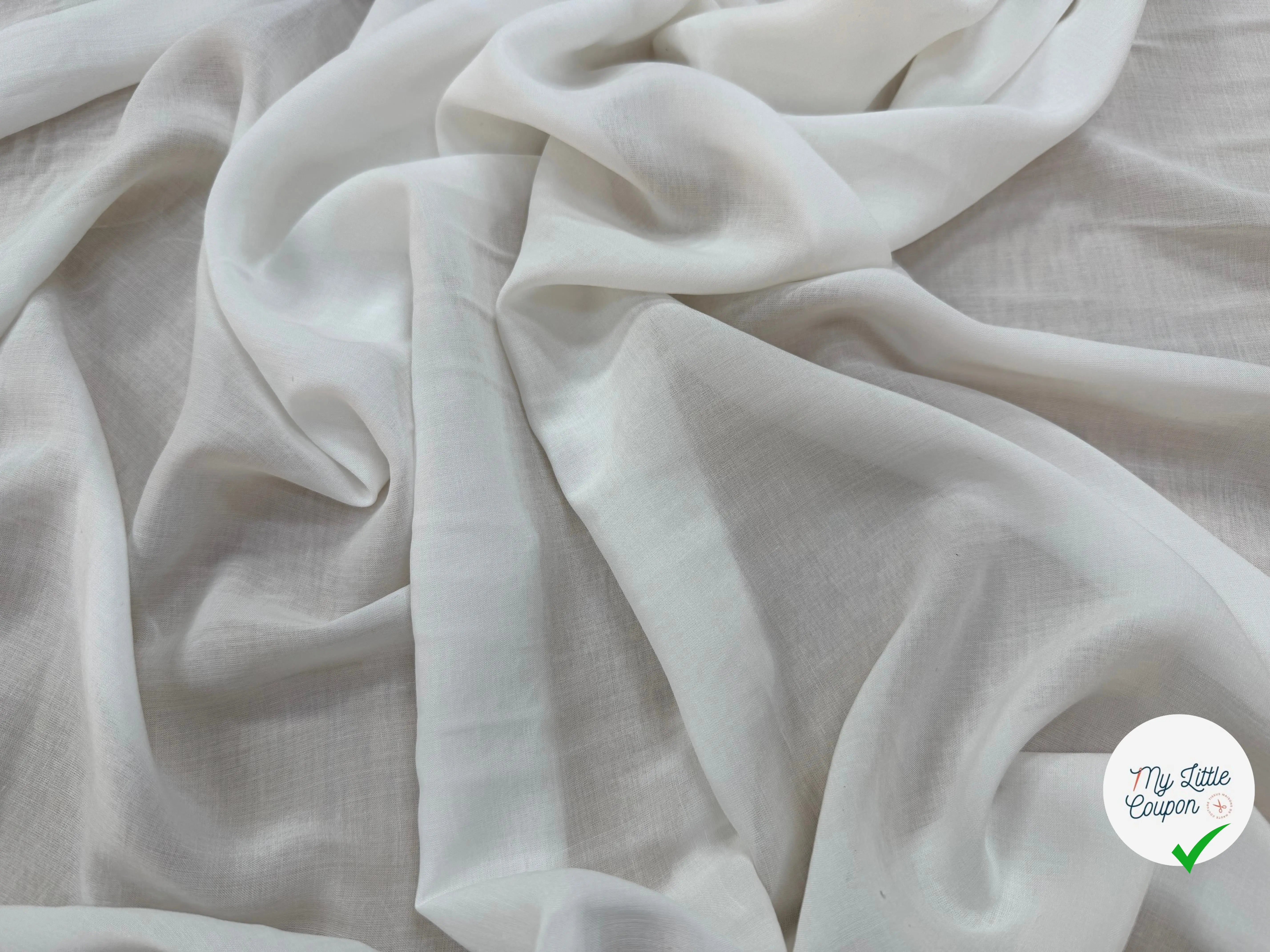 VISCOSE BLANC UNI - My Little Coupon