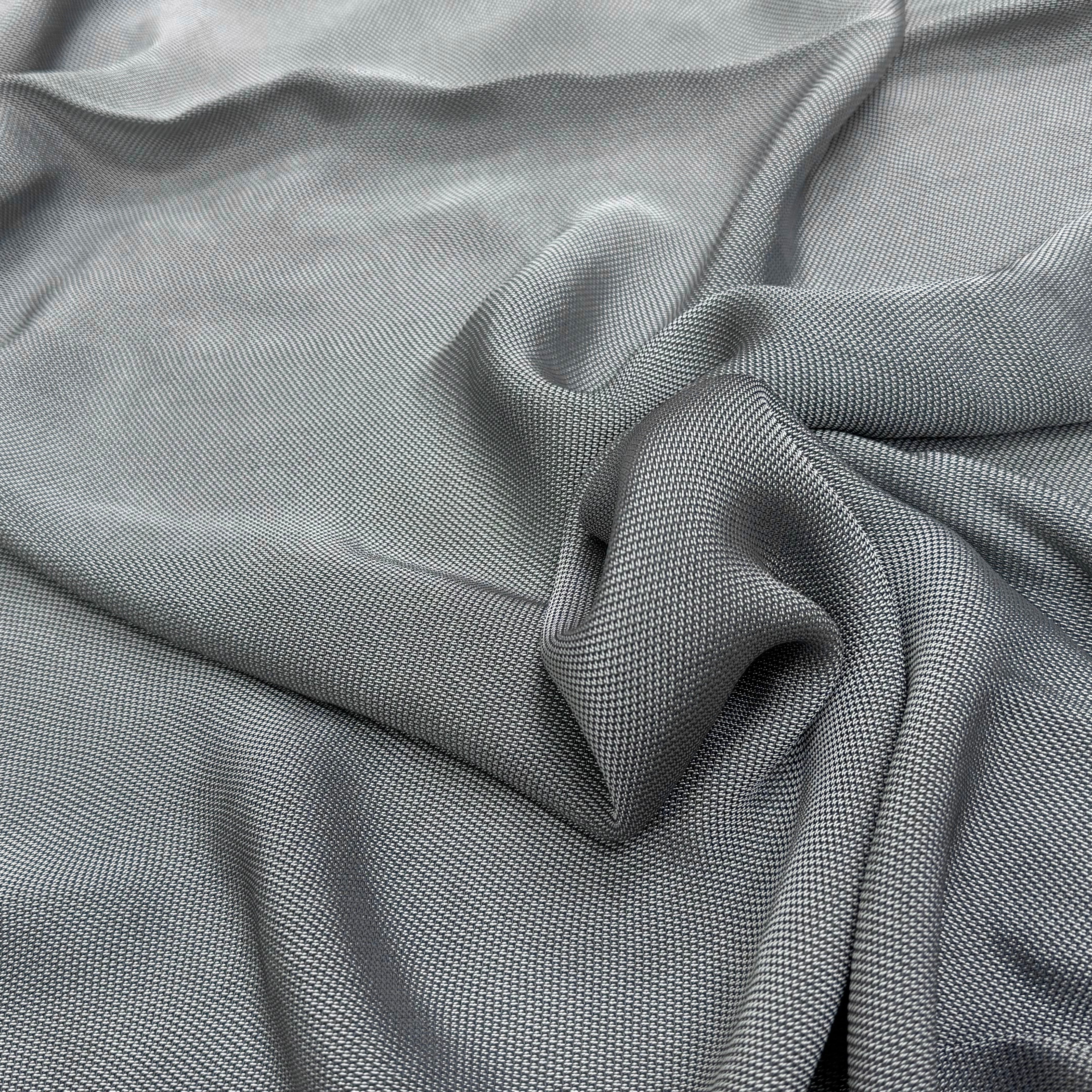 VISCOSE CANEVAS LOURDE SOUPLE FLUIDE ACIER - My Little Coupon