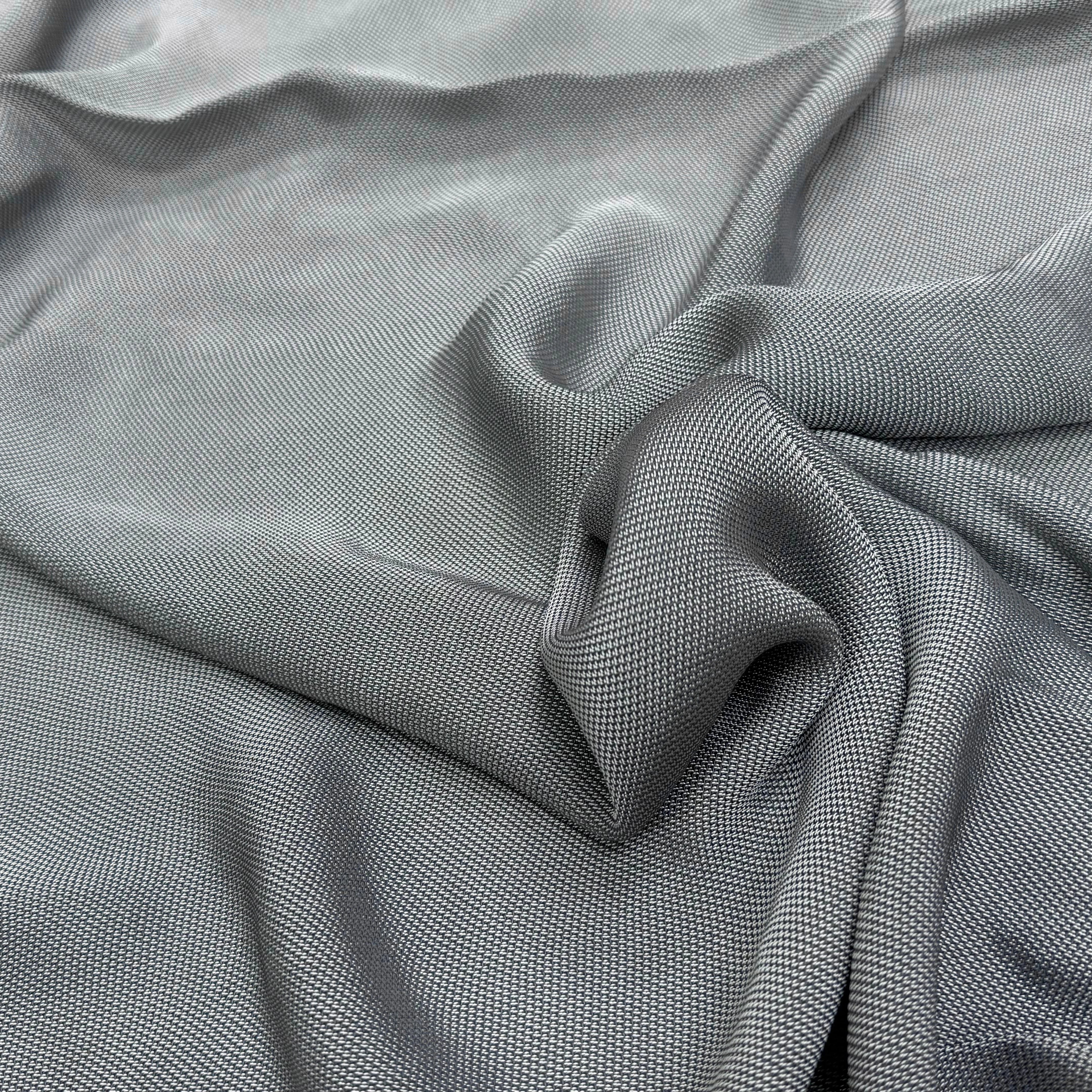 VISCOSE CANEVAS LOURDE SOUPLE FLUIDE ACIER - My Little Coupon