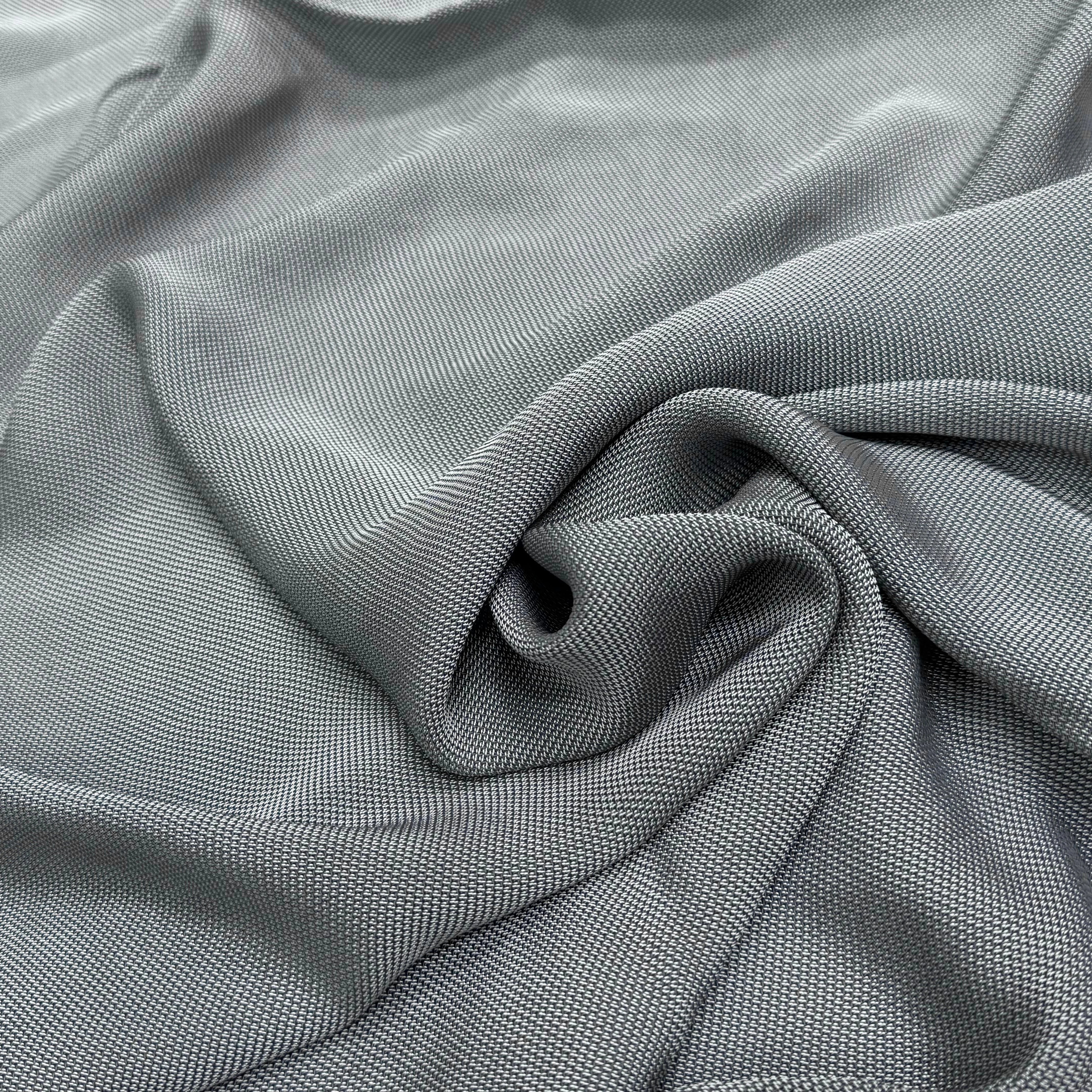 VISCOSE CANEVAS LOURDE SOUPLE FLUIDE ACIER - My Little Coupon