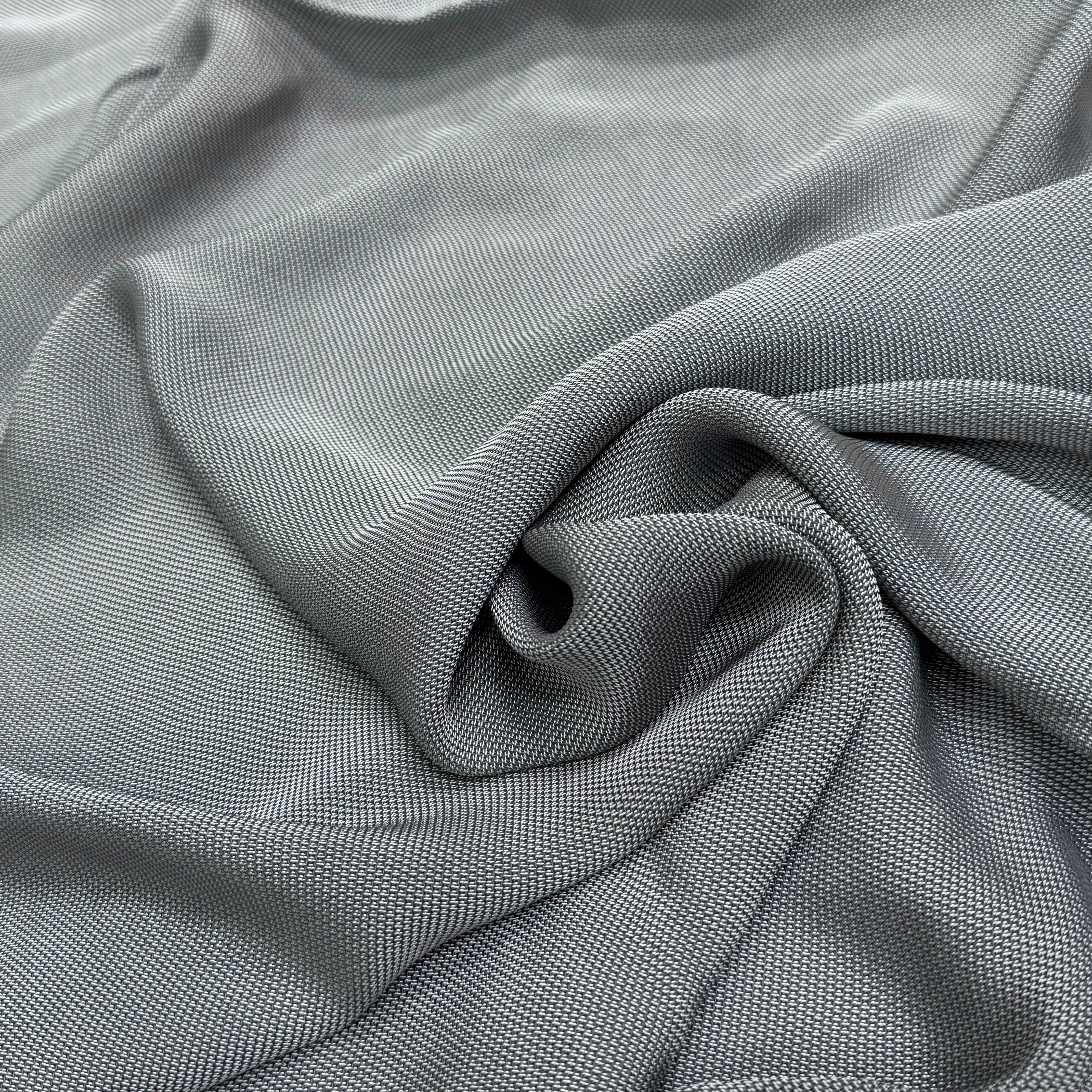 VISCOSE CANEVAS LOURDE SOUPLE FLUIDE ACIER - My Little Coupon