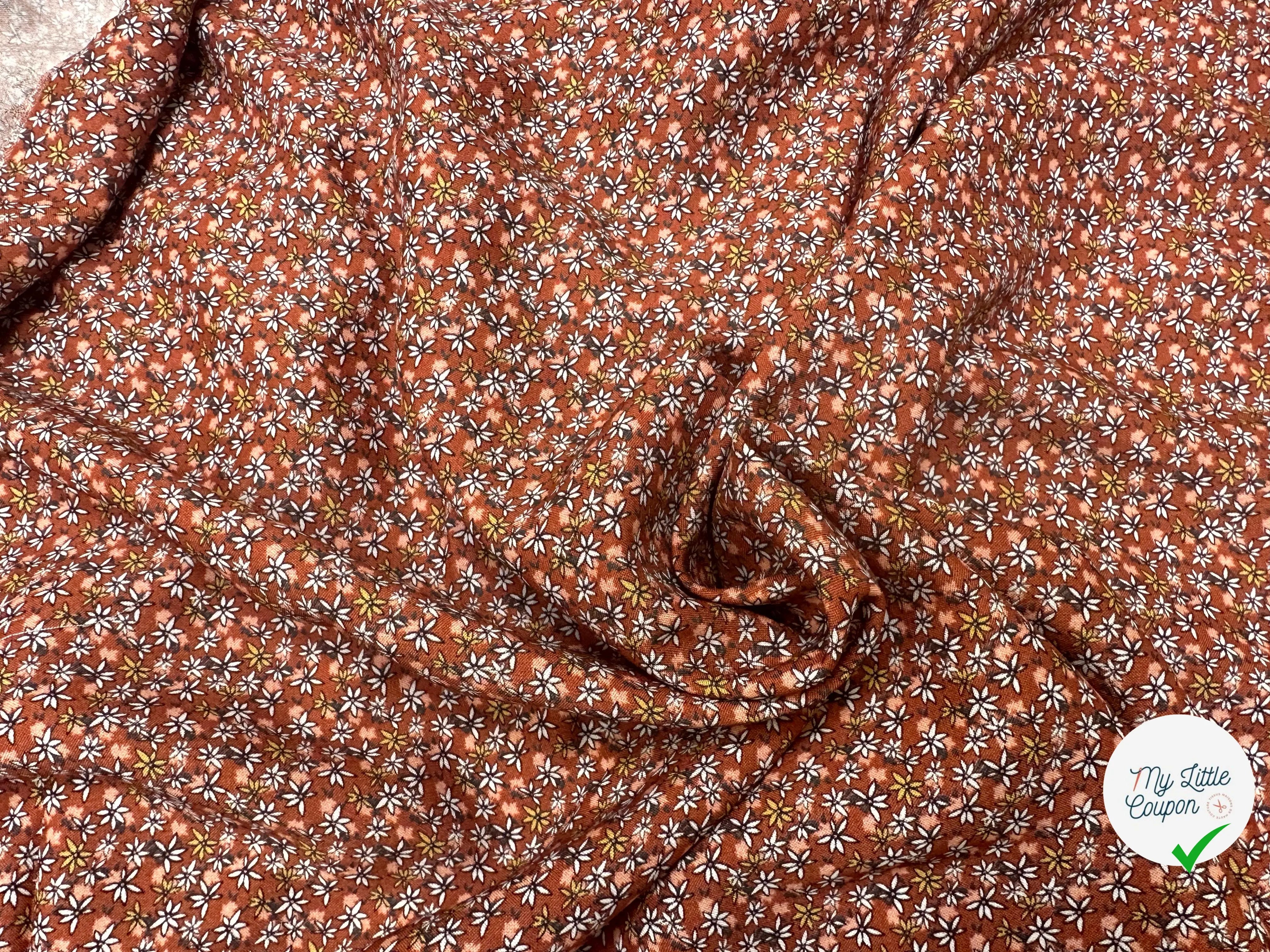 VISCOSE CARLOTA ACAJOU / OCRE 1UNUM D6X 150 - My Little Coupon