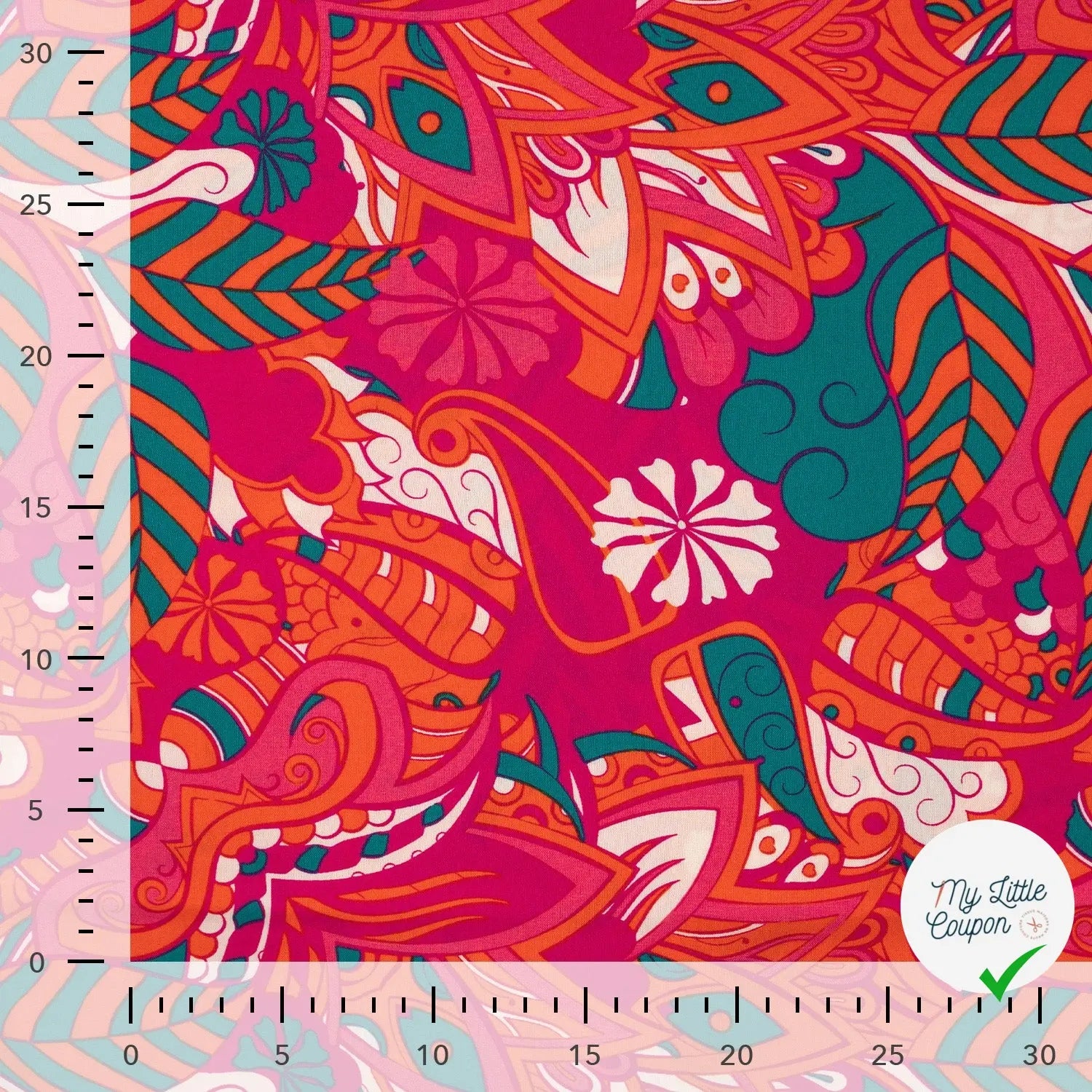 VISCOSE CHALLY FUCHSIA - My Little Coupon