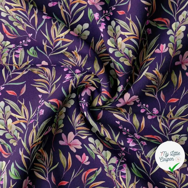 VISCOSE CLEOPHEE MYRTILLE / MULTICO - My Little Coupon