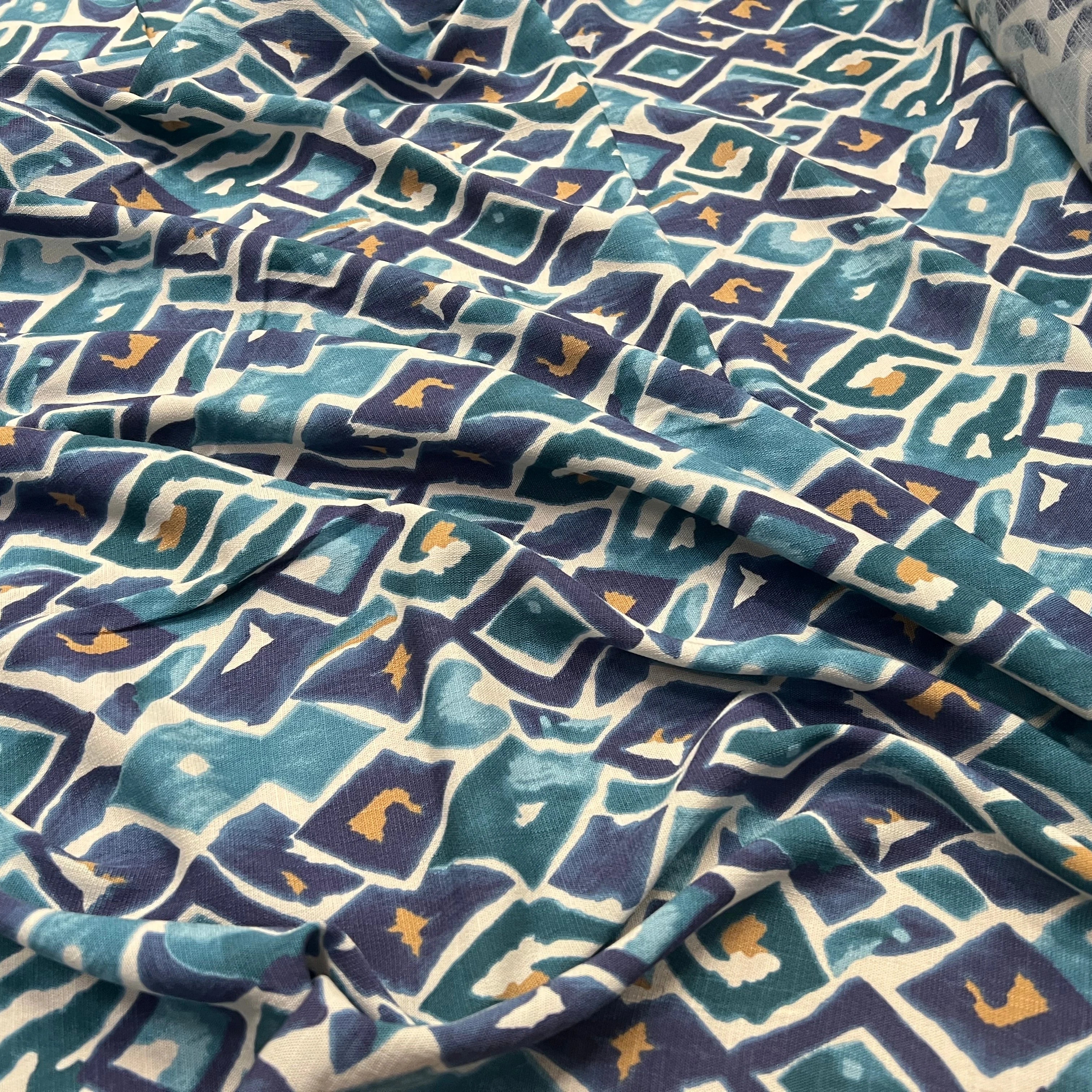 VISCOSE EFFET LIN SLUB SPANDEX DENIM - My Little Coupon