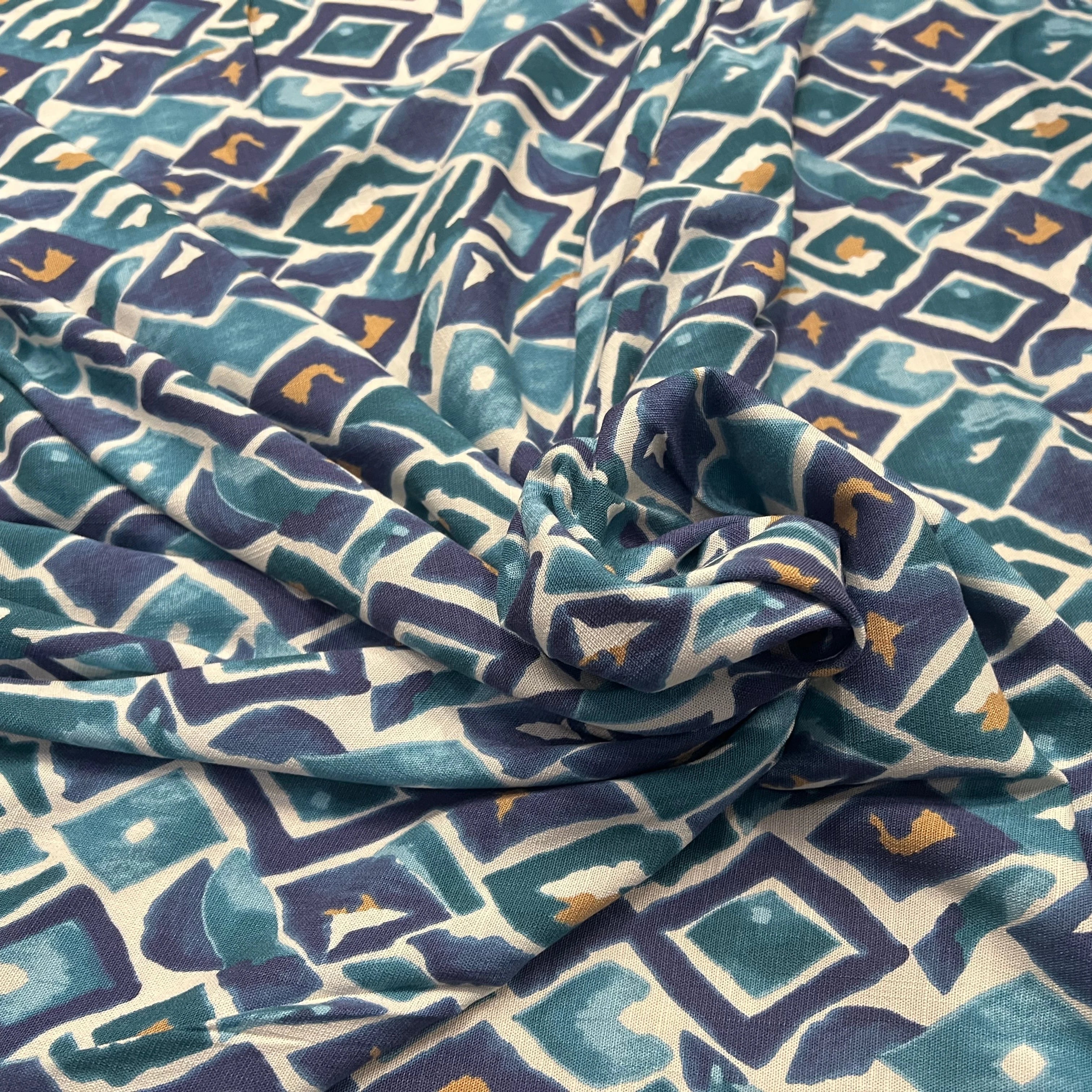 VISCOSE EFFET LIN SLUB SPANDEX DENIM - My Little Coupon