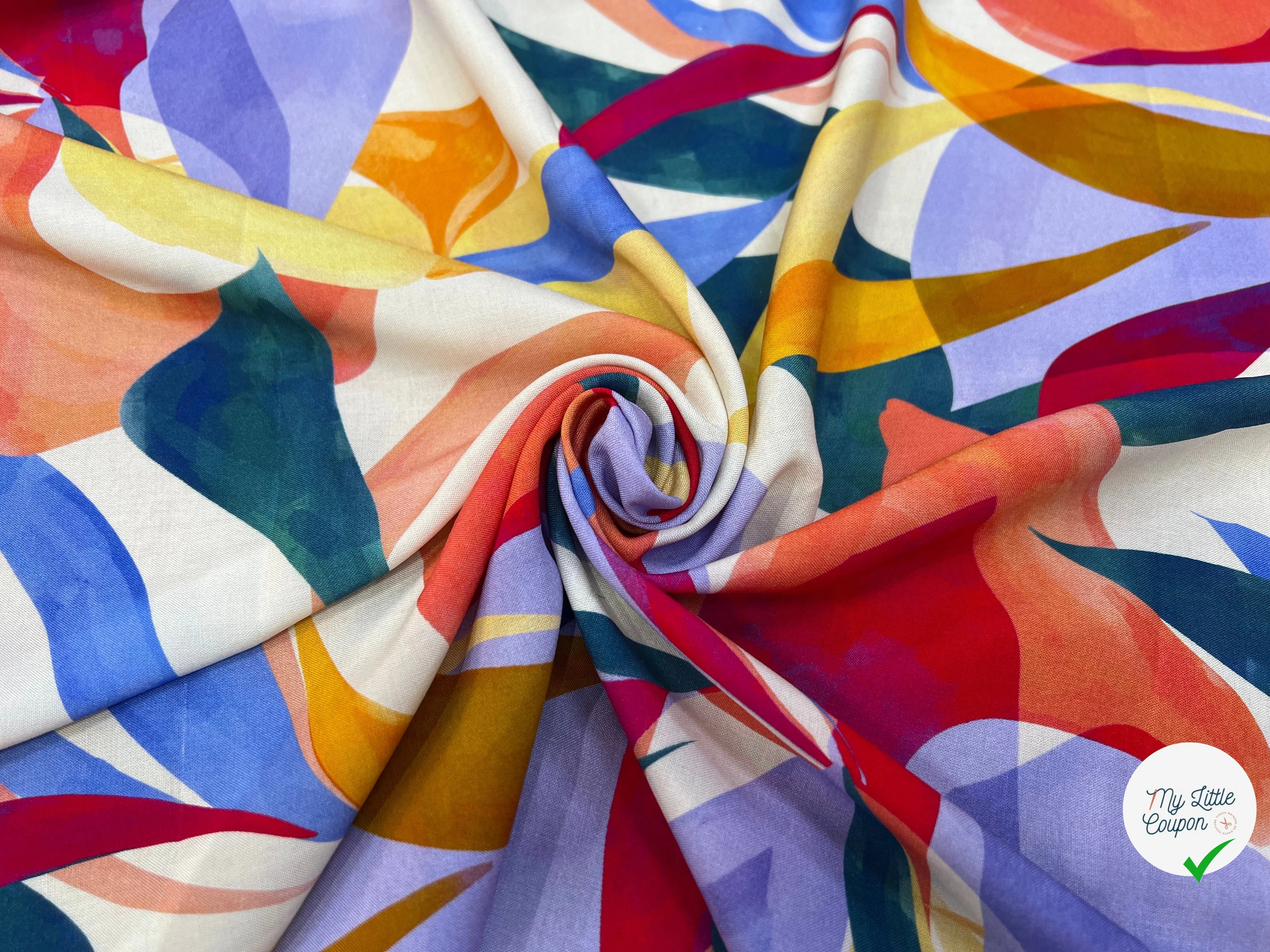 VISCOSE ETERNELLE MULTICO 140 CM - My Little Coupon