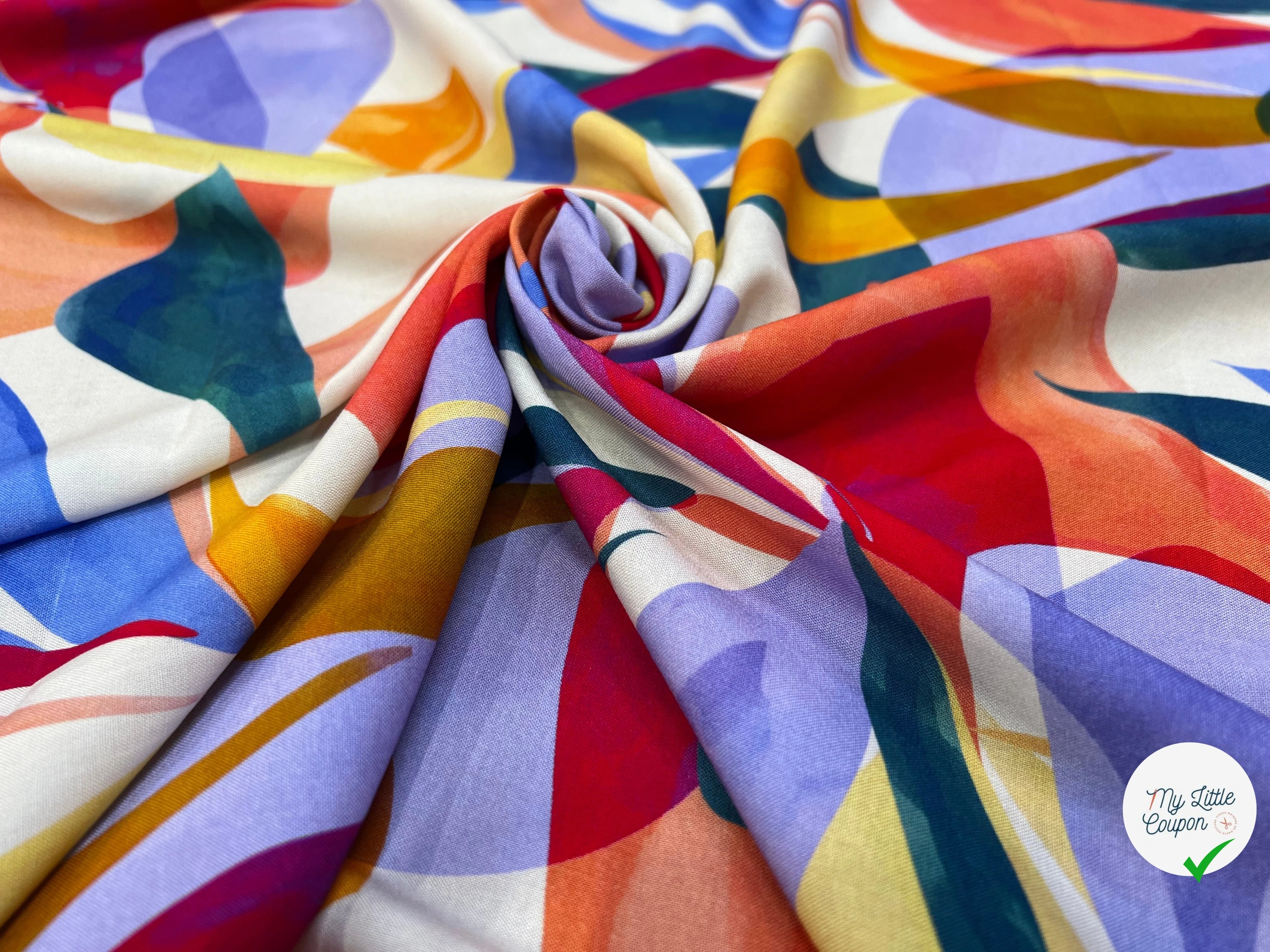 VISCOSE ETERNELLE MULTICO 140 CM - My Little Coupon