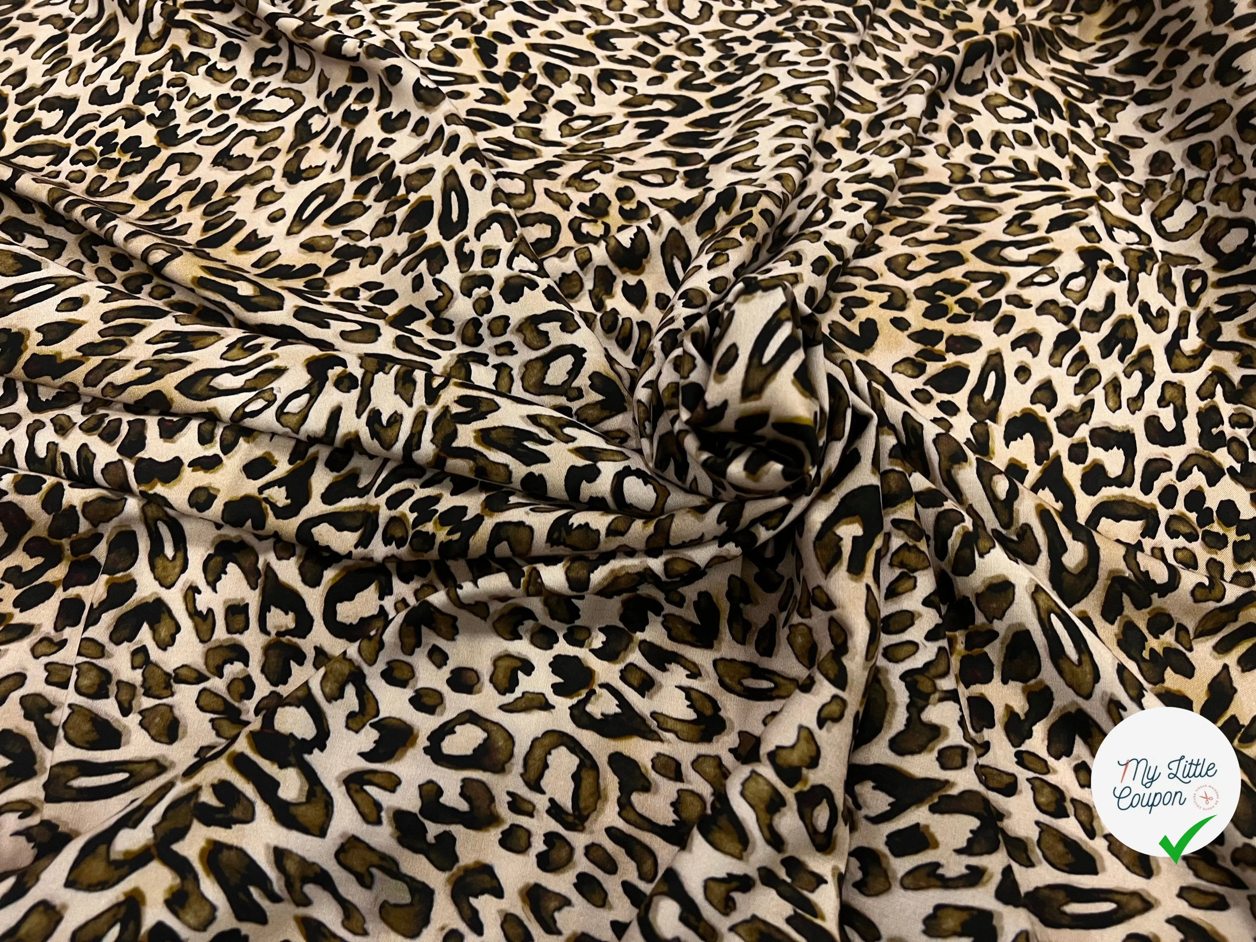 VISCOSE FAROUCHE NATUREL PRINT - My Little Coupon