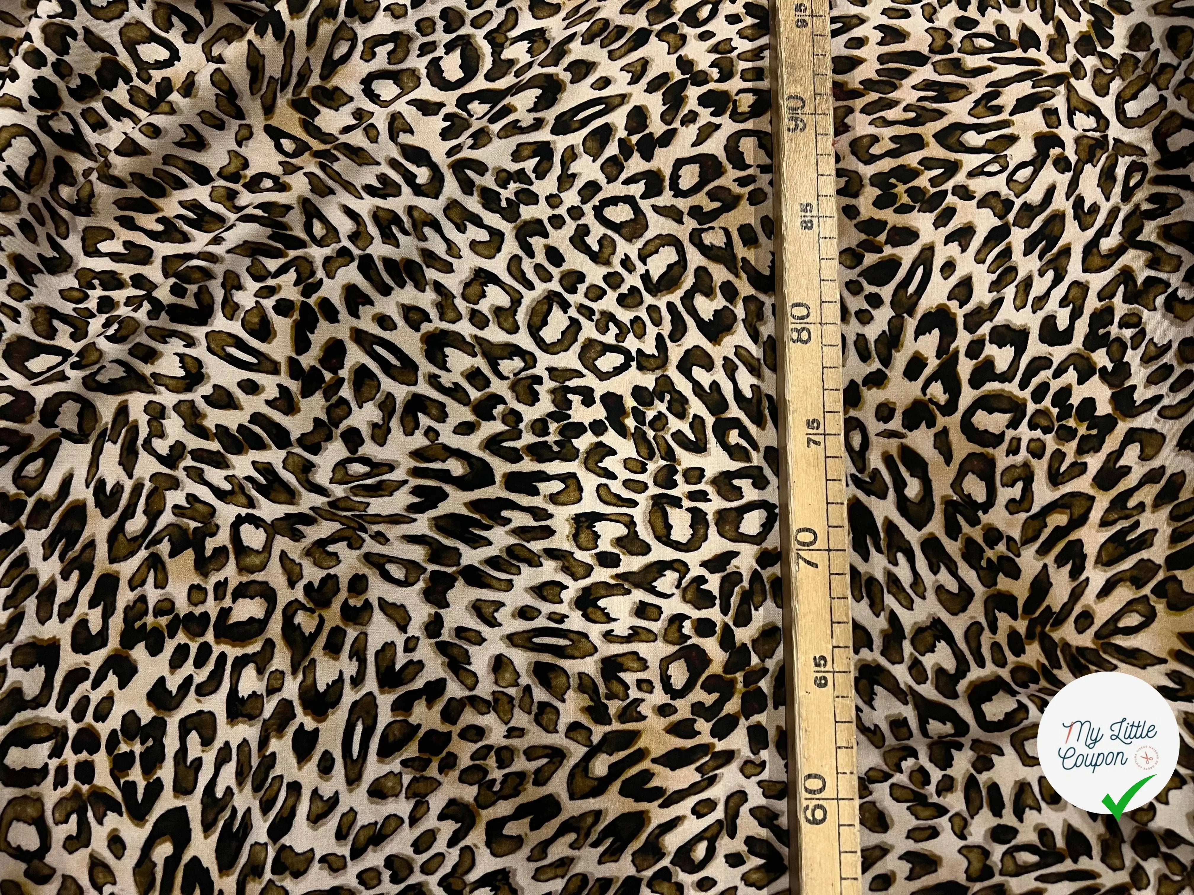 VISCOSE FAROUCHE NATUREL PRINT - My Little Coupon