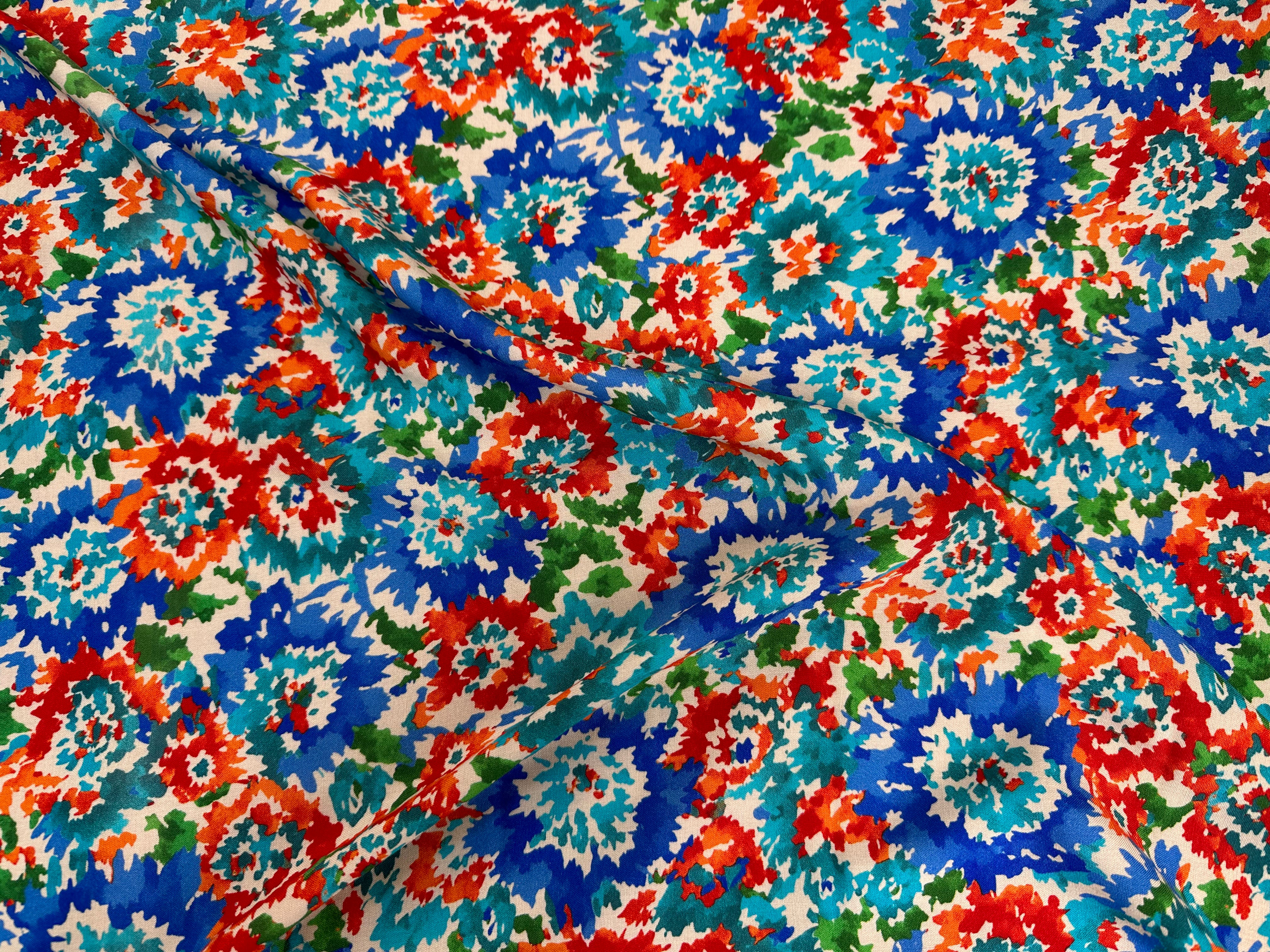 VISCOSE FLEURS DE AQUARELLE - My Little Coupon