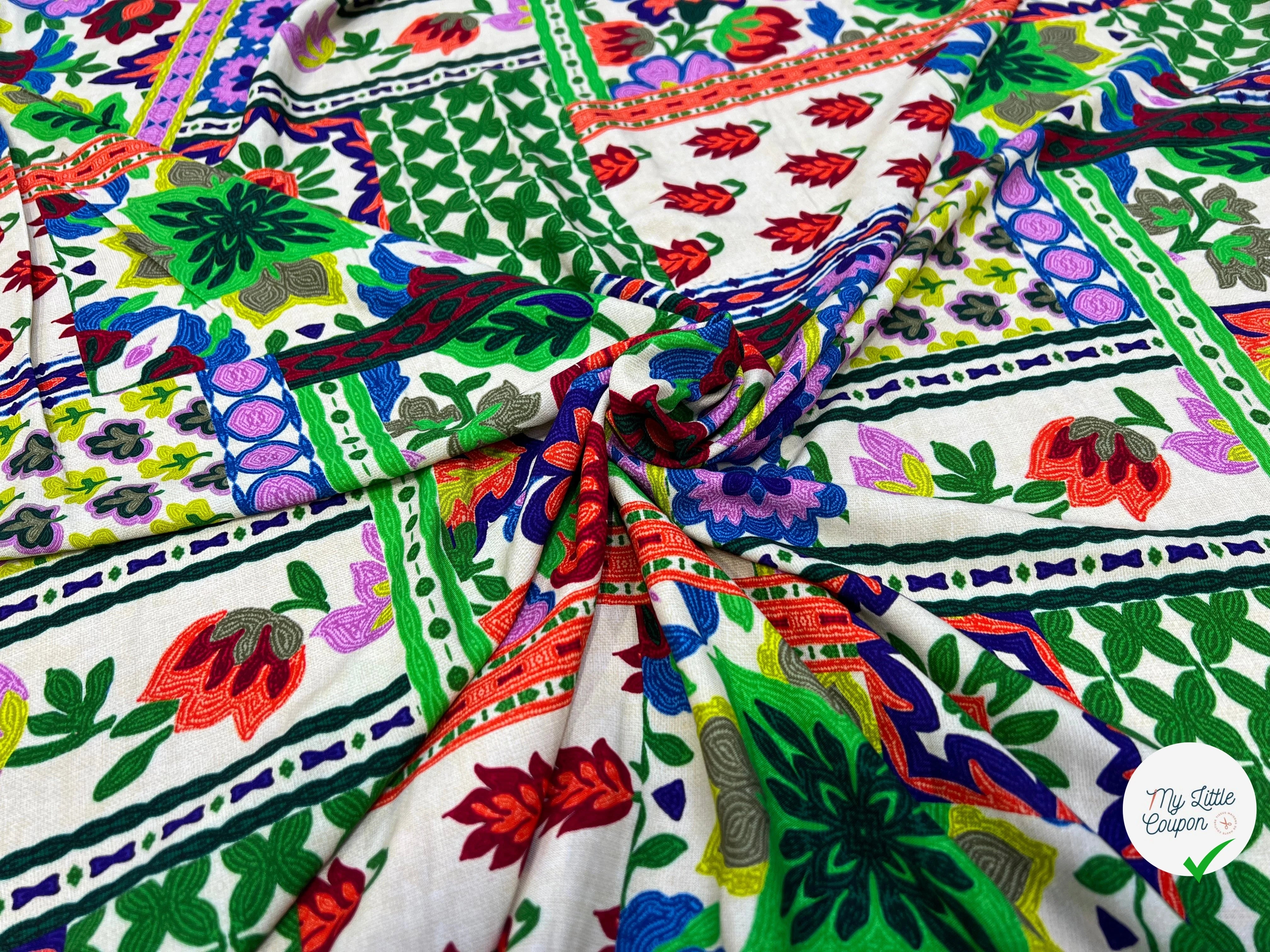 VISCOSE GALIA ECRU 140 CM - My Little Coupon