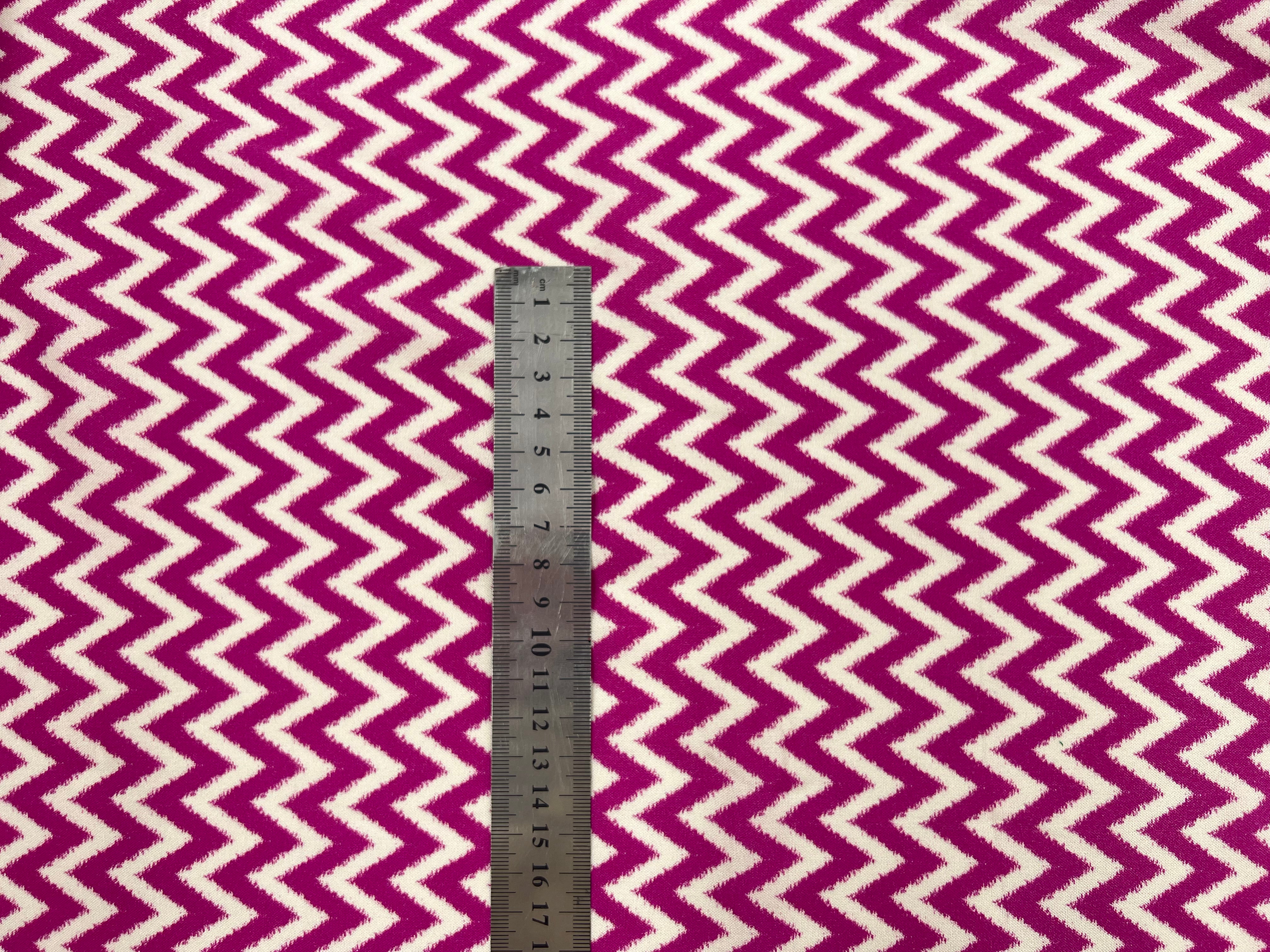 VISCOSE GÉOMÉTRIE CHIC ROSE MLC INTERN