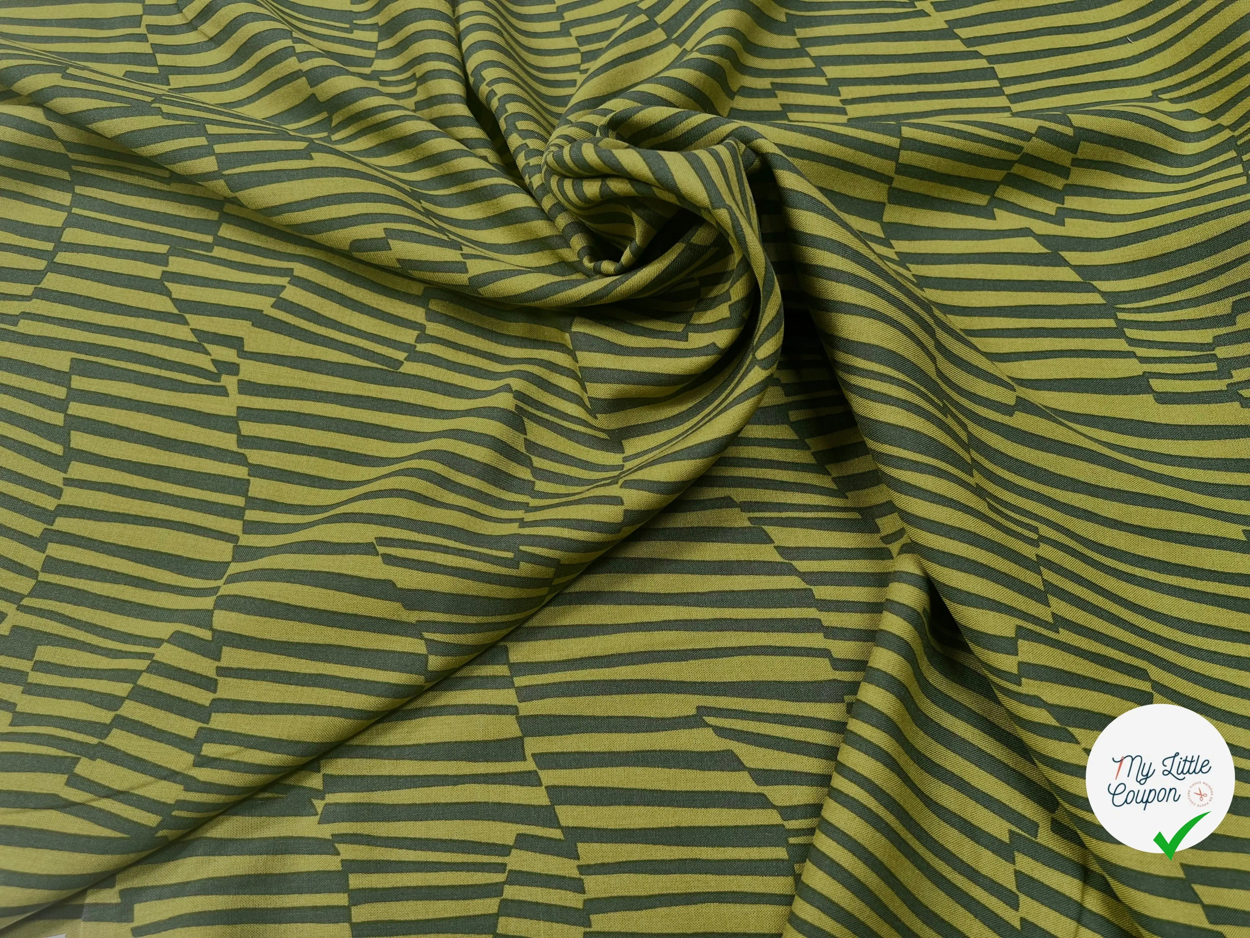 VISCOSE GREG VERT / FOUGERE - My Little Coupon