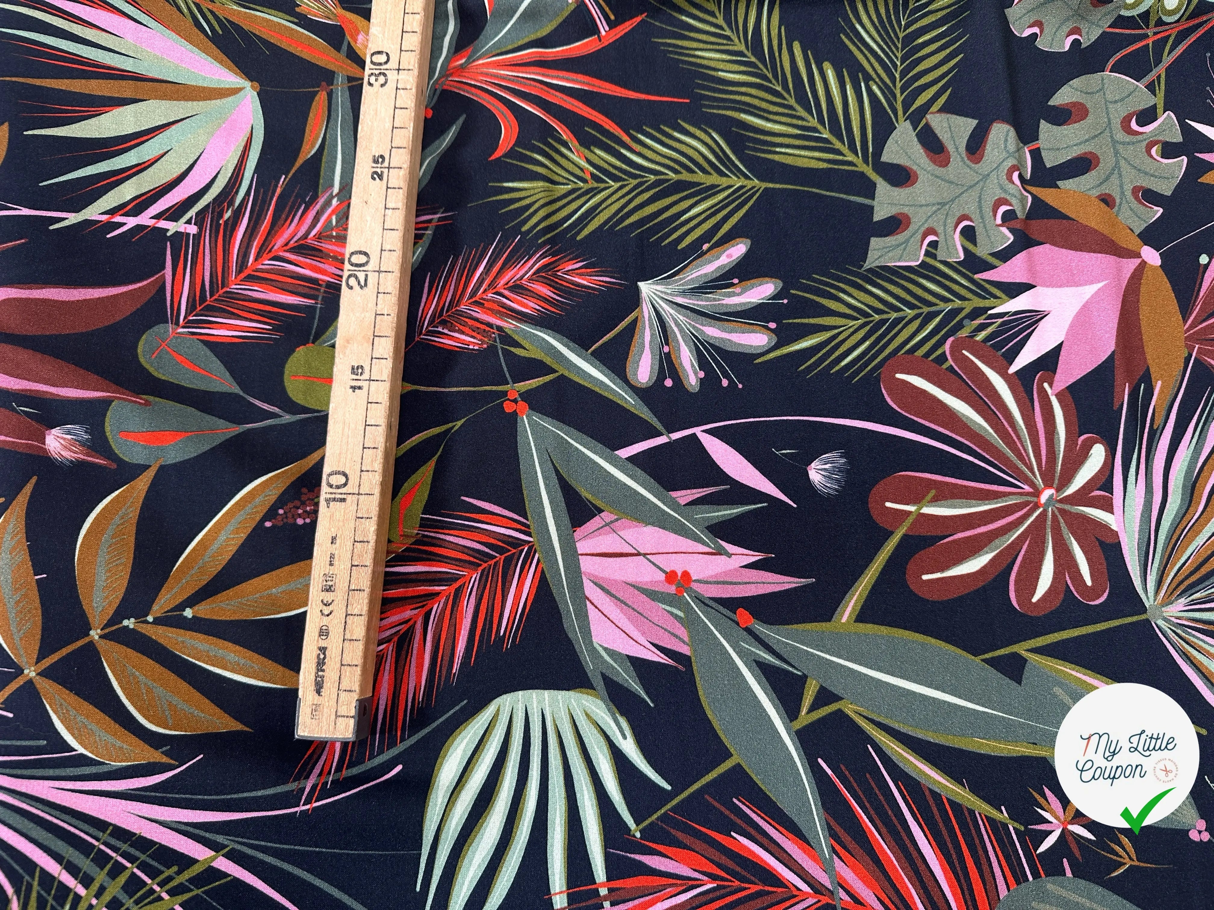 VISCOSE GULFSTREAM NOIR / MULTICO - My Little Coupon