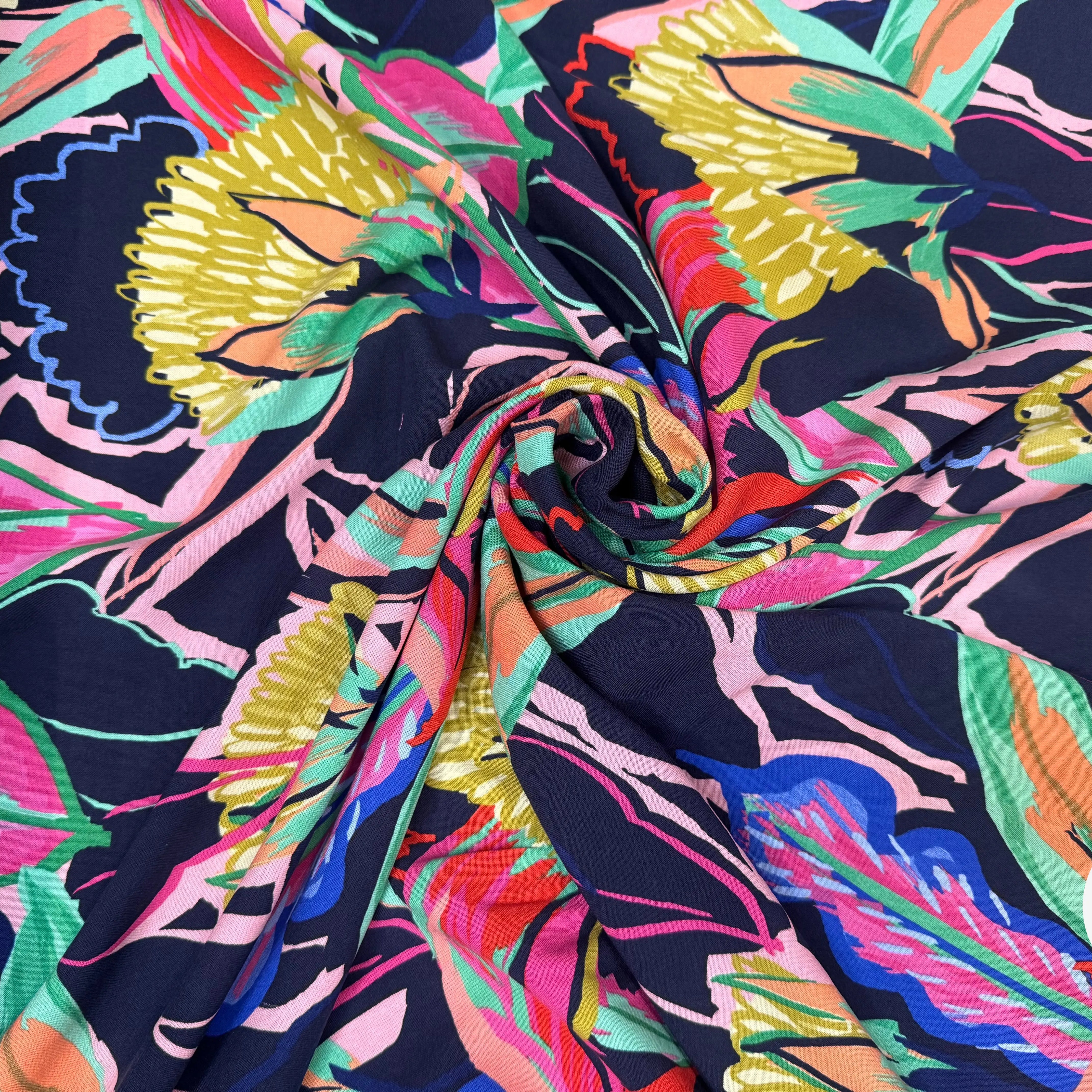 VISCOSE IMPRIMÉE FLEURS SAUVAGES - My Little Coupon