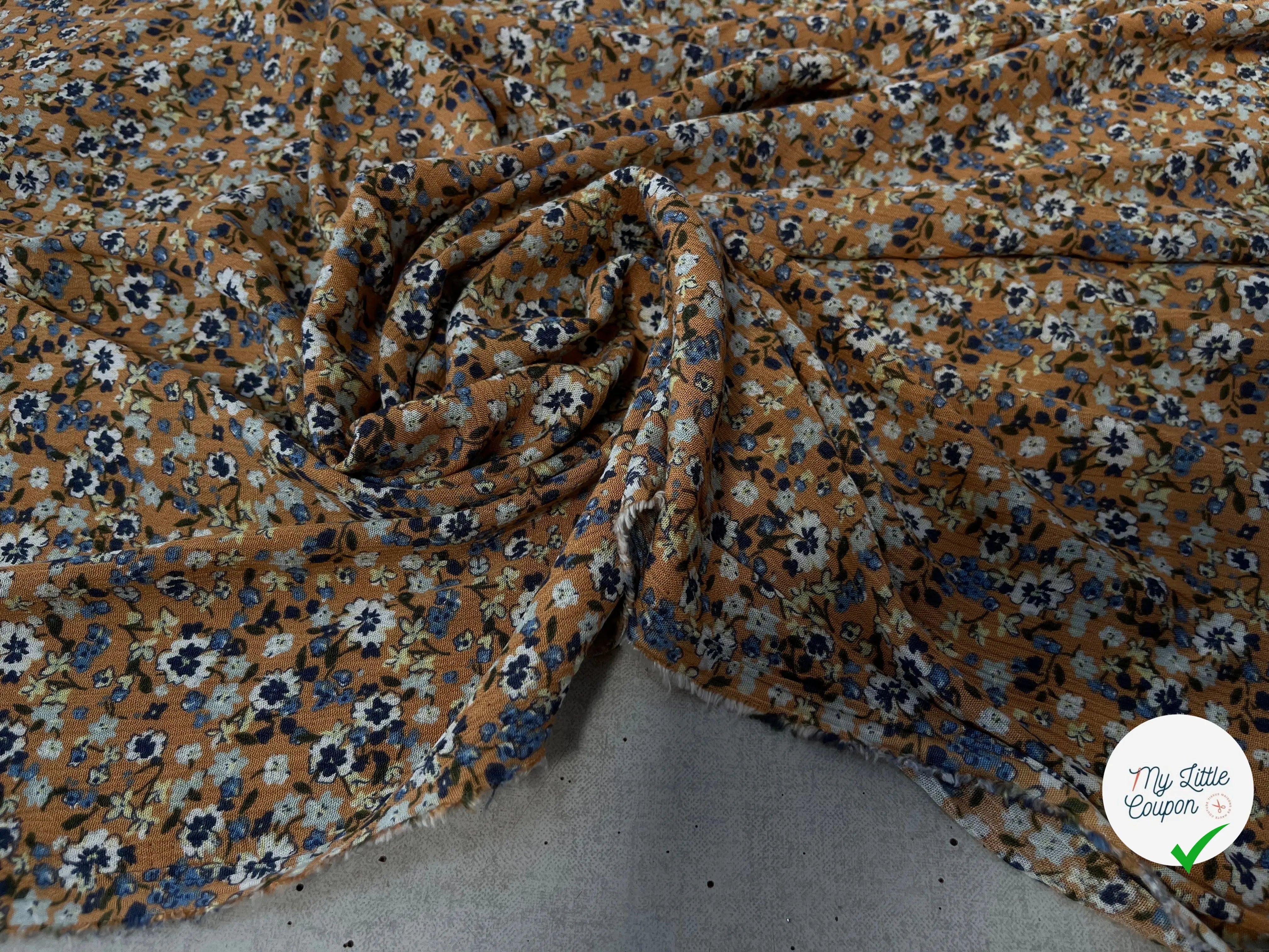 VISCOSE IMPRIMÉE PETITES FLEURS - My Little Coupon