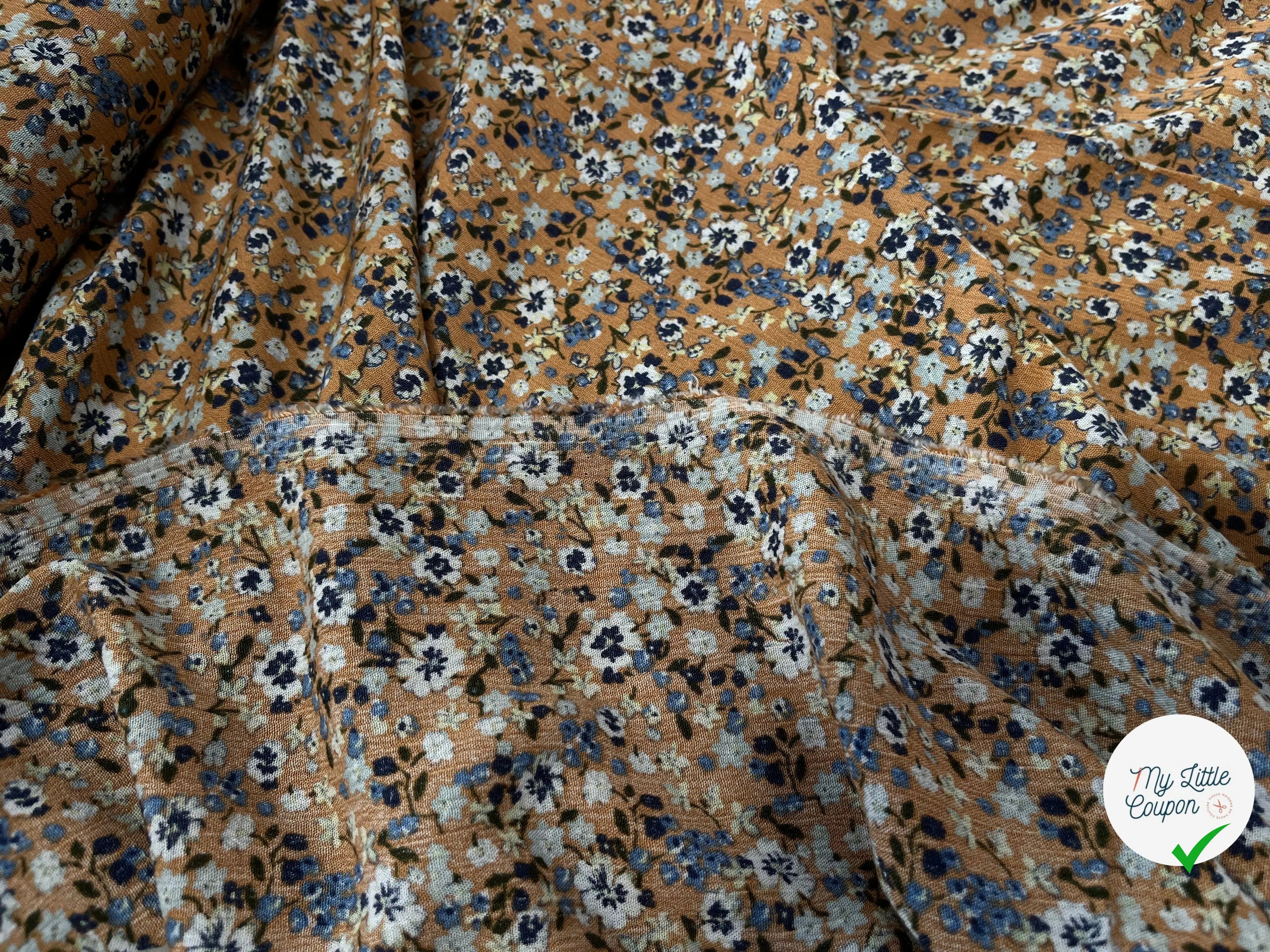 VISCOSE IMPRIMÉE PETITES FLEURS - My Little Coupon
