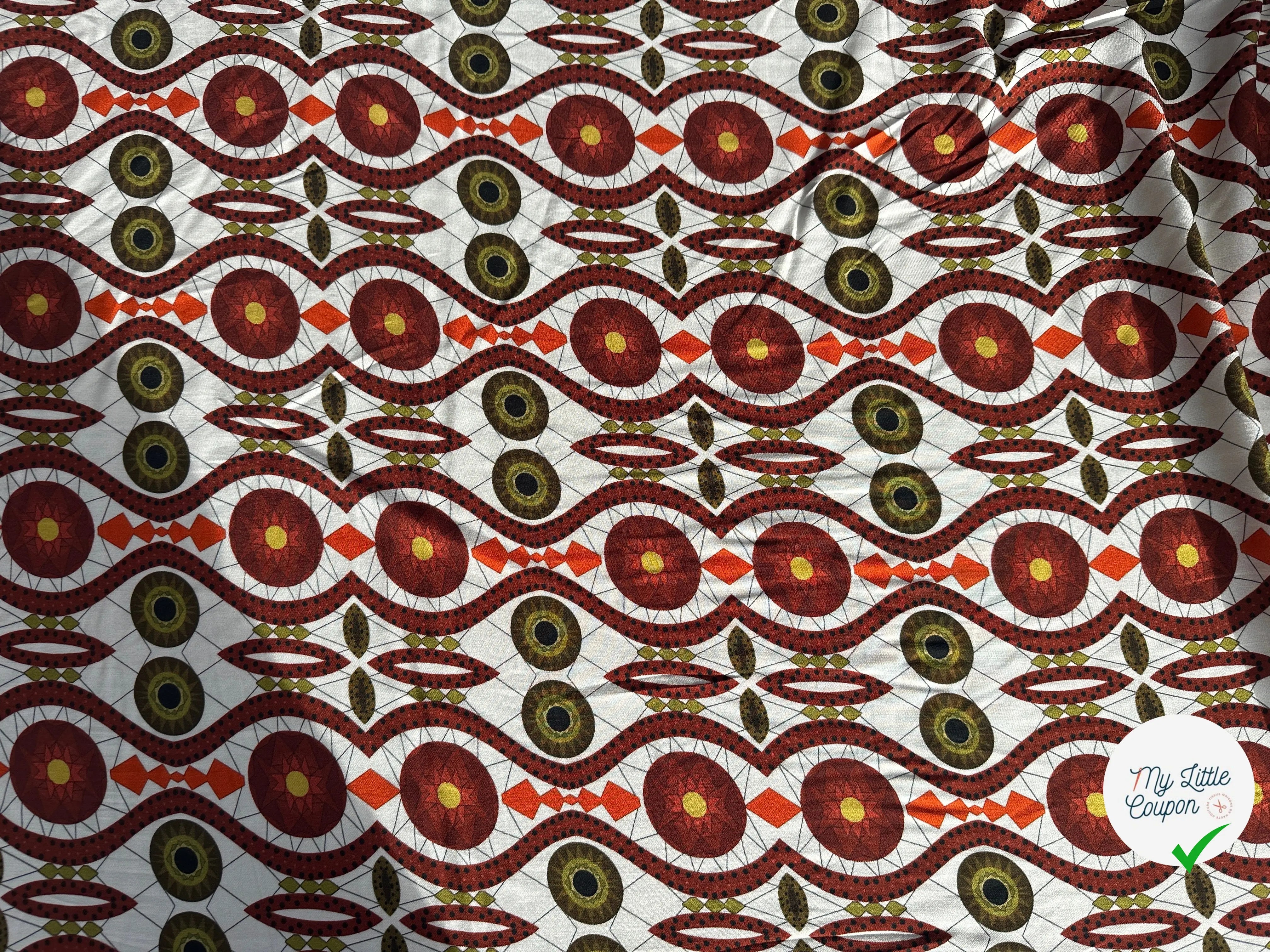 VISCOSE JARDIN DE FOLIE TENDANCE ORANGEJUICE MLC INTERN