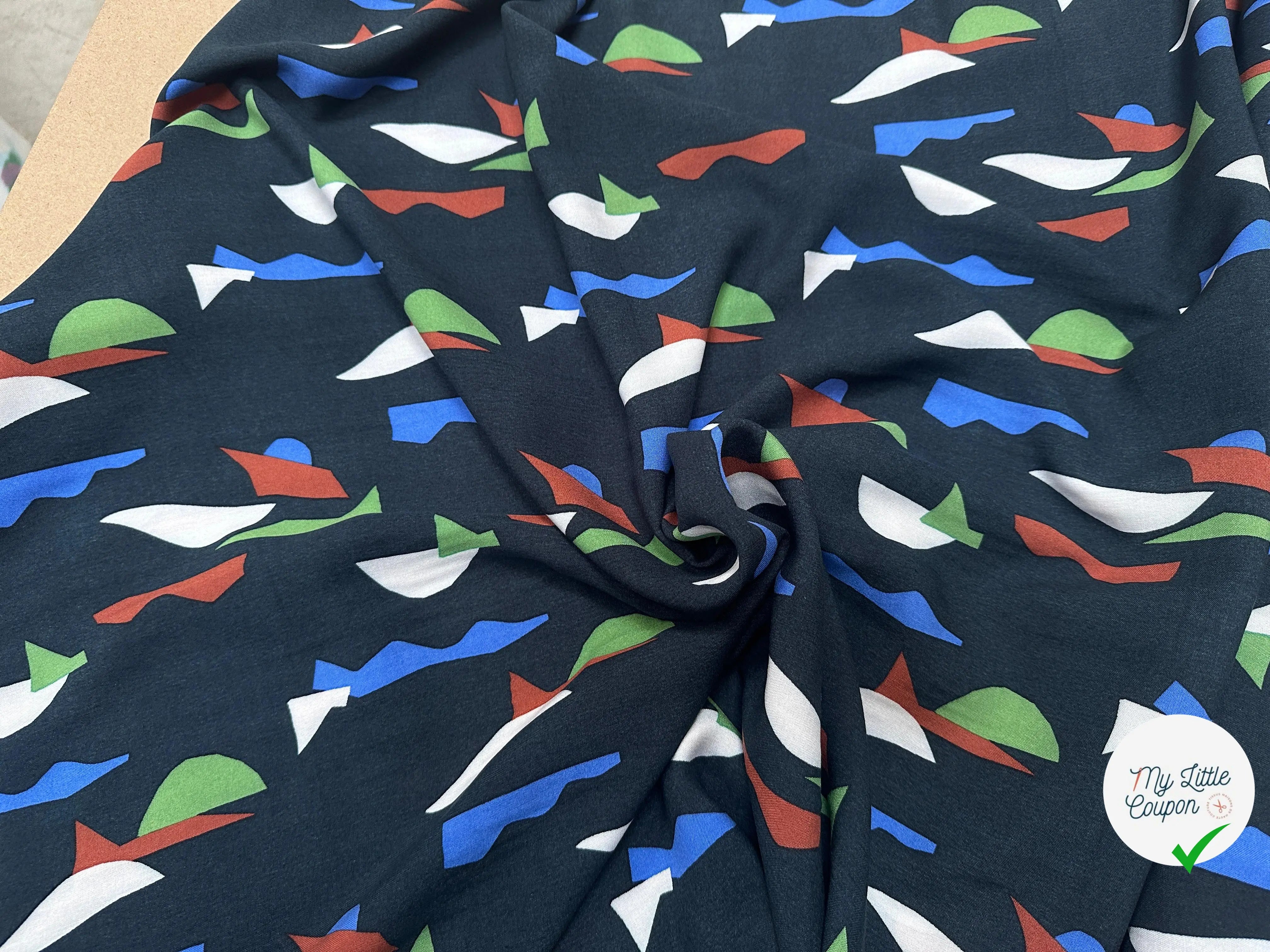 VISCOSE KUZEE NOIR / VERT 1B D16X 150 - My Little Coupon