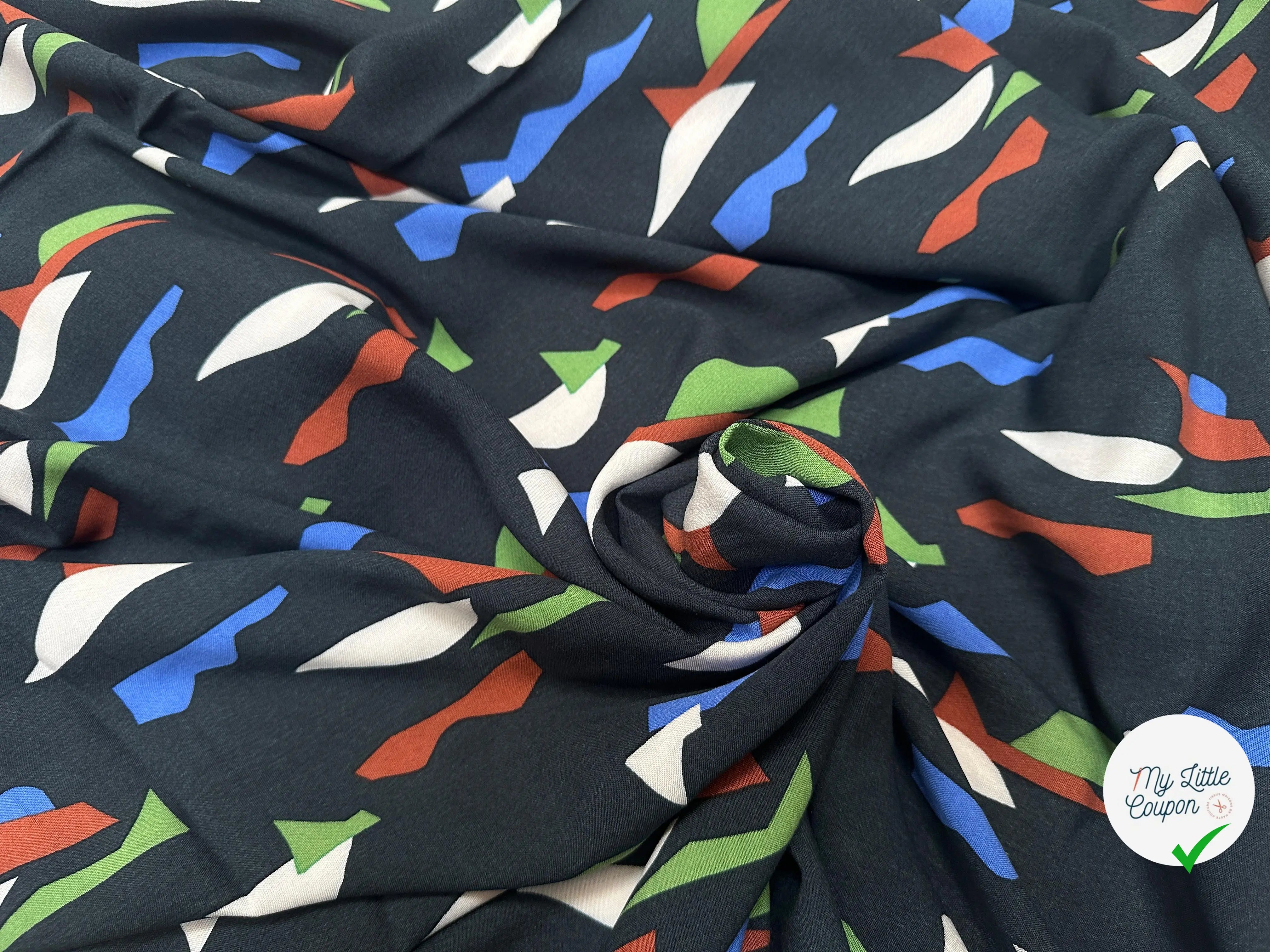 VISCOSE KUZEE NOIR / VERT 1B D16X 150 - My Little Coupon