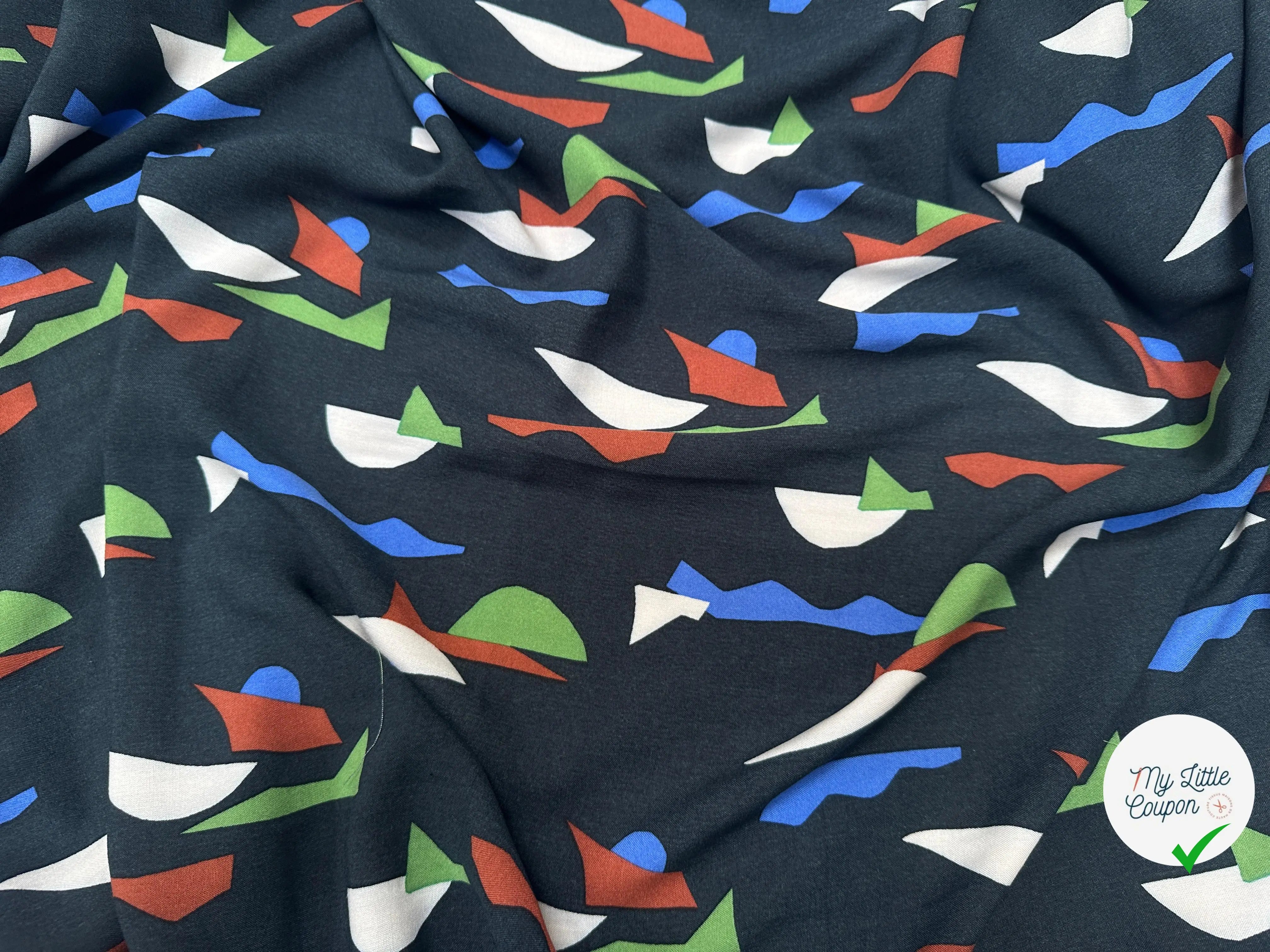 VISCOSE KUZEE NOIR / VERT 1B D16X 150 - My Little Coupon