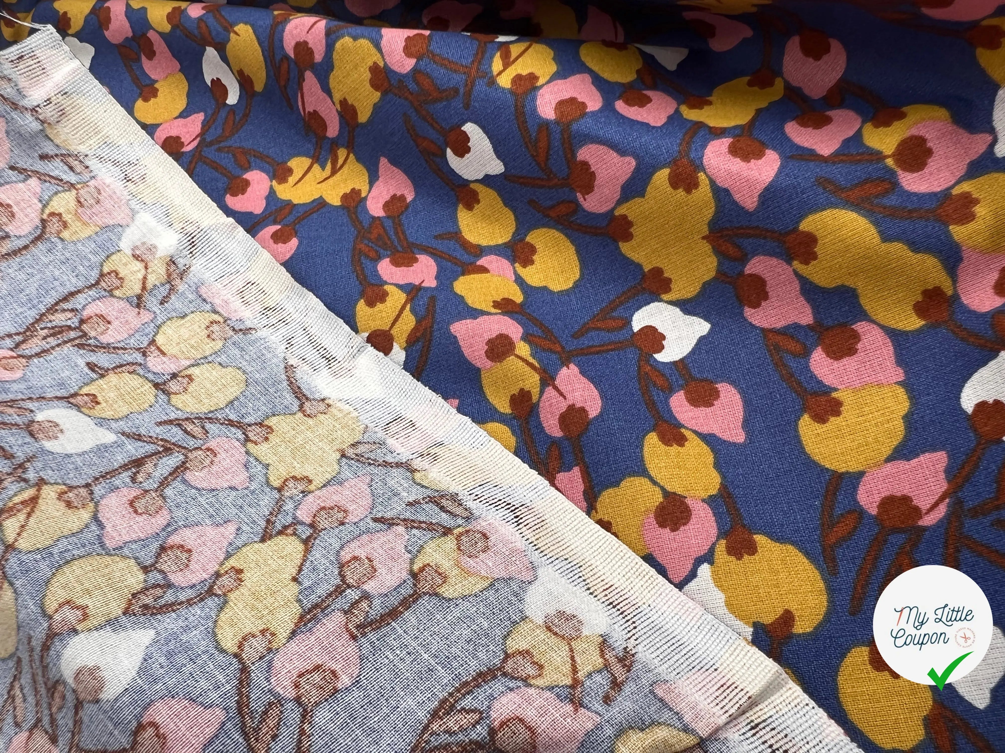 VISCOSE LÉGÈRE AUTUMNAL SUNSET - My Little Coupon - tissu - coudre