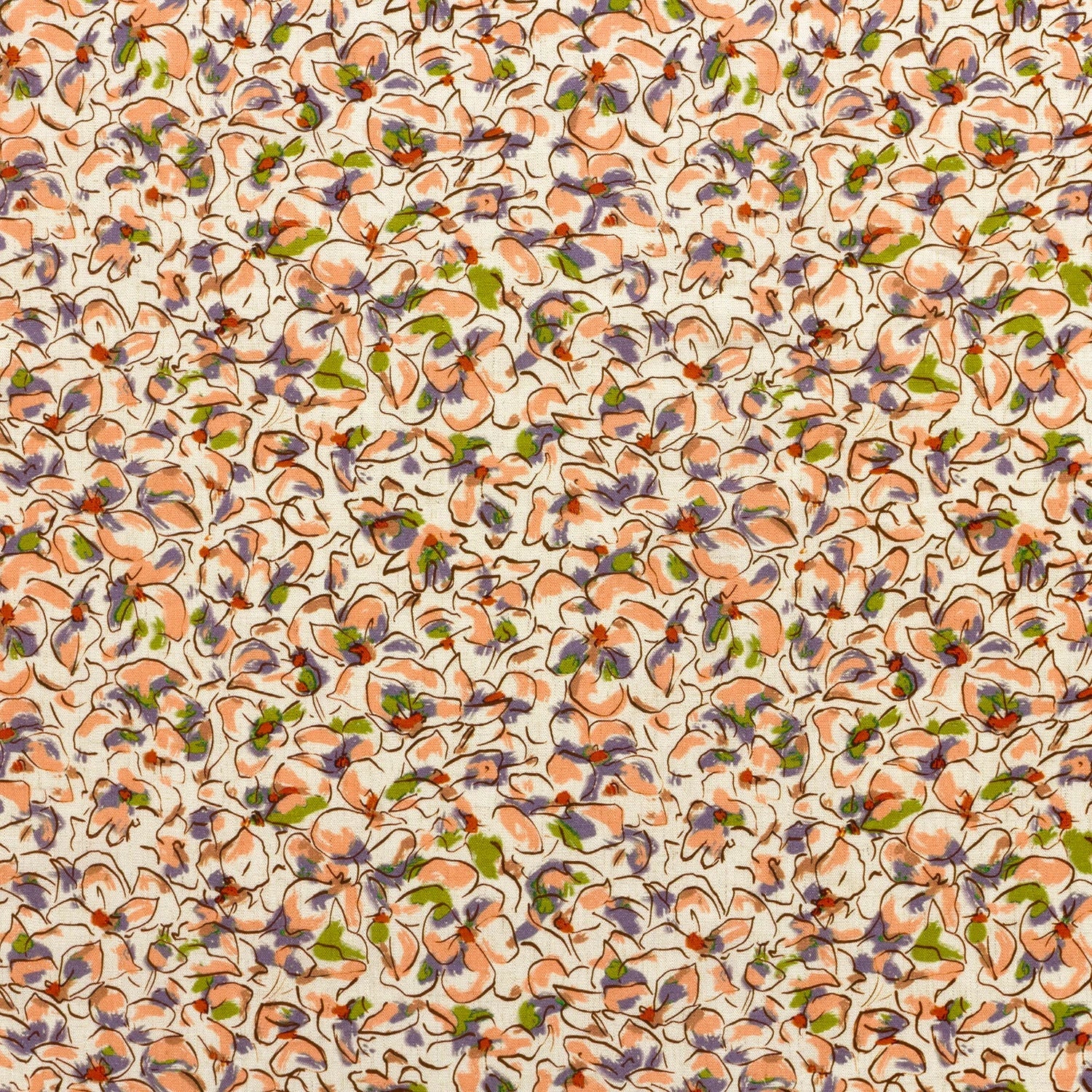 VISCOSE LIN FLOWERS 1 - My Little Coupon